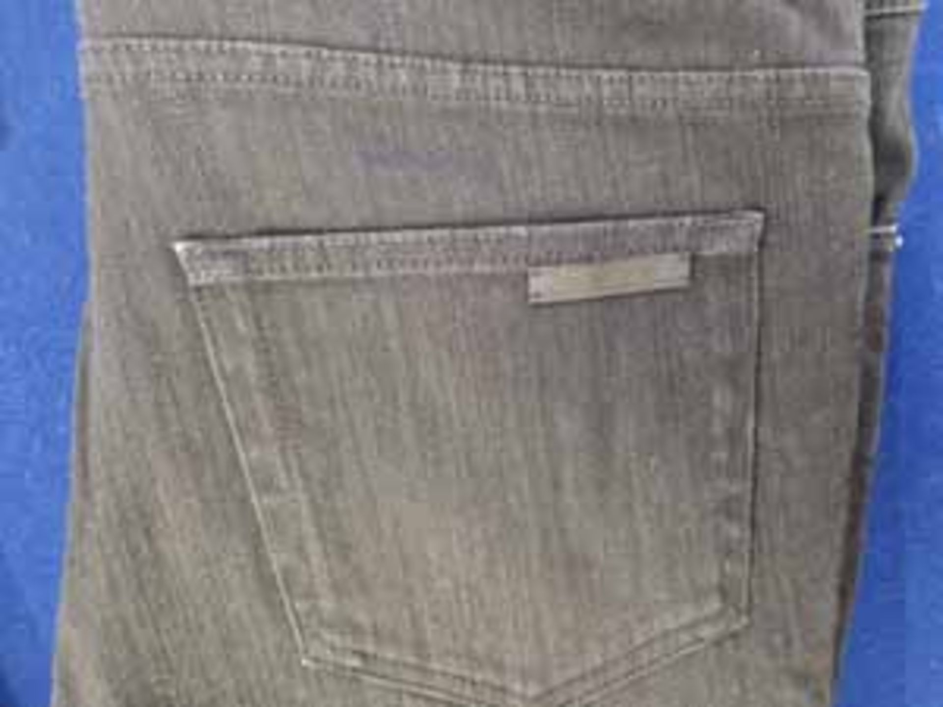 Two Pairs of PRADA Men's Jeans:- - Denim 5-Pocket Jeans in Black Raw Finish and Tonal Stitching, - Image 2 of 4