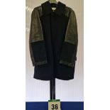 An ALEXANDER McQUEEN 100 per cent Dyed Shearling Lamb Skin Donkey Style Jacket with Viscose