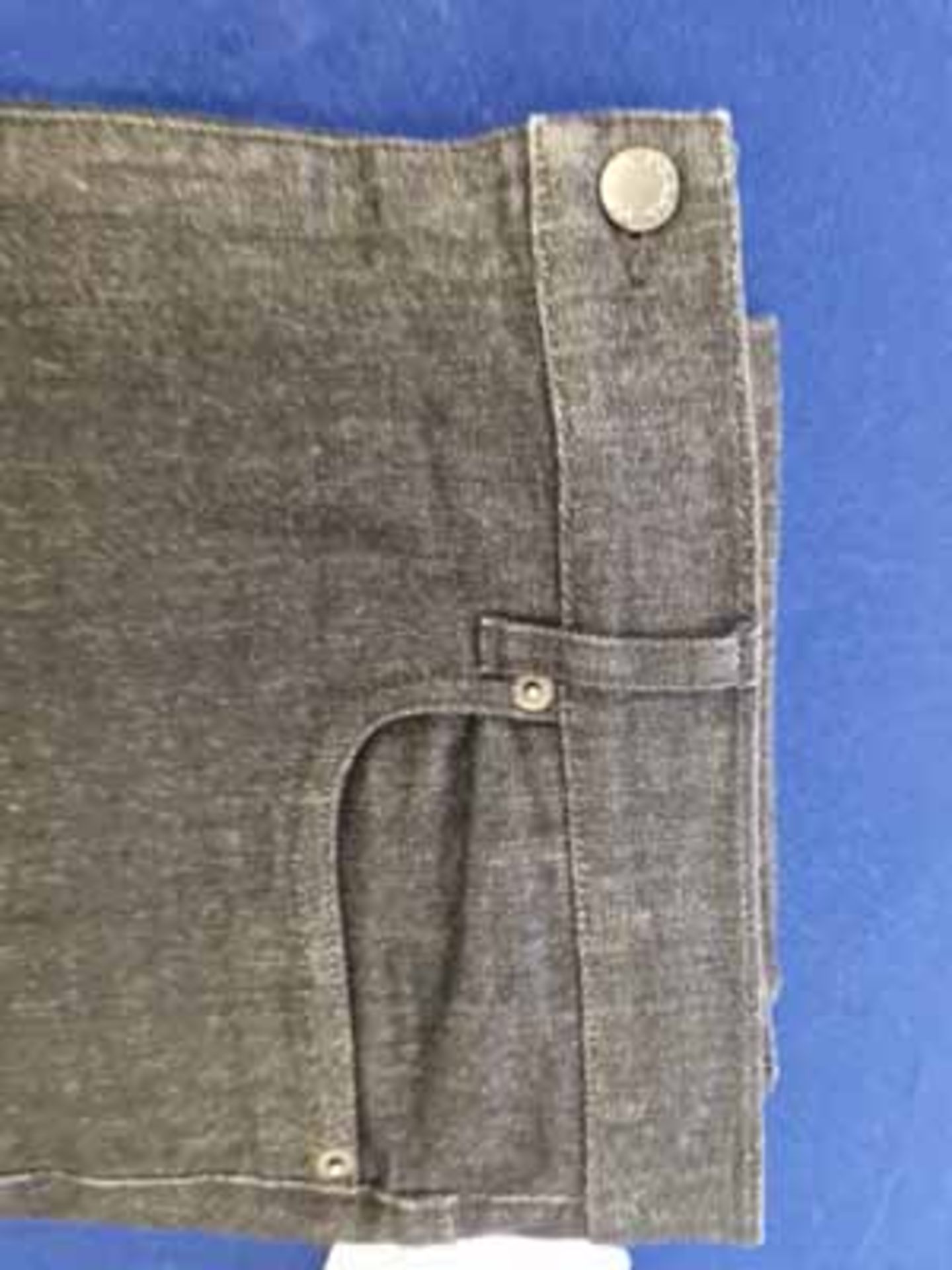 Two Pairs of PRADA Men's Jeans:- - Denim 5-Pocket Jeans in Black Raw Finish and Tonal Stitching, - Image 3 of 4