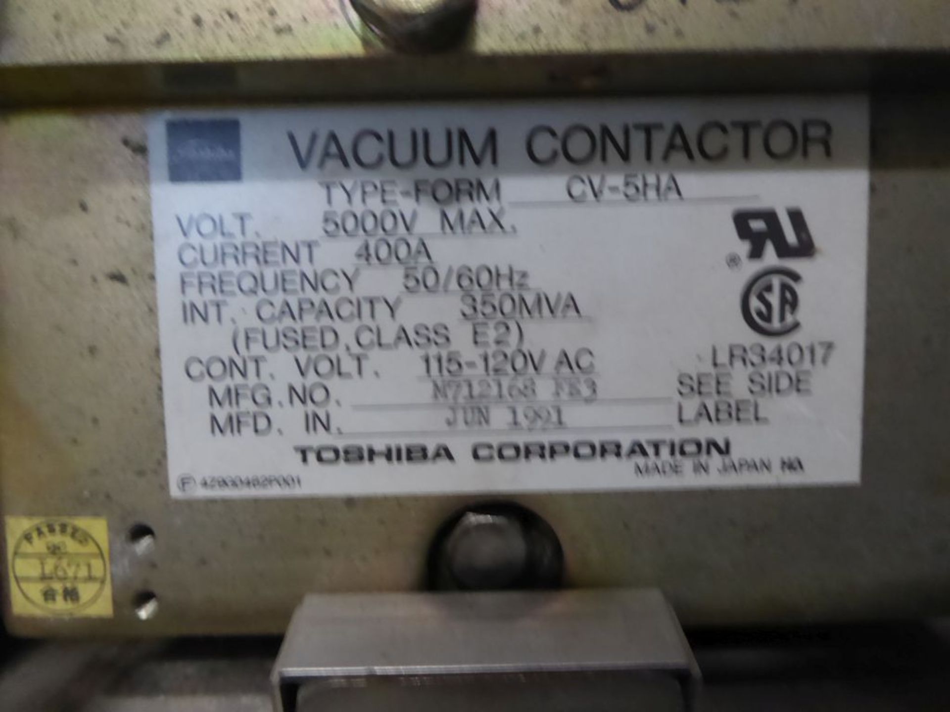 Enclosure with Toshiba Vacuum Contactor - Bild 8 aus 9