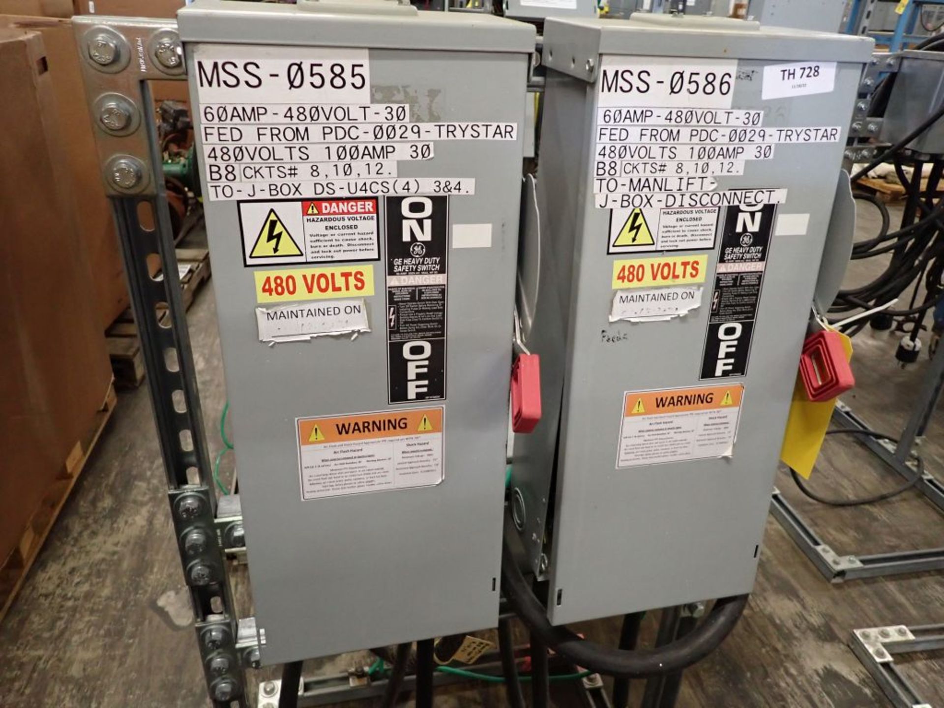 Lot of (2) GE Heavy Duty Safety Switches - Image 6 of 12