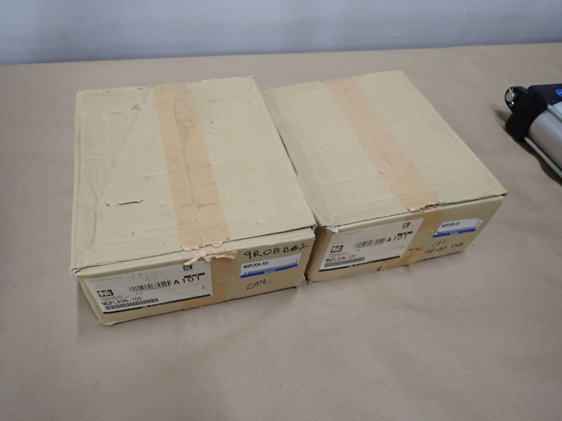 Lot of (2) SMC Compact Cylinder