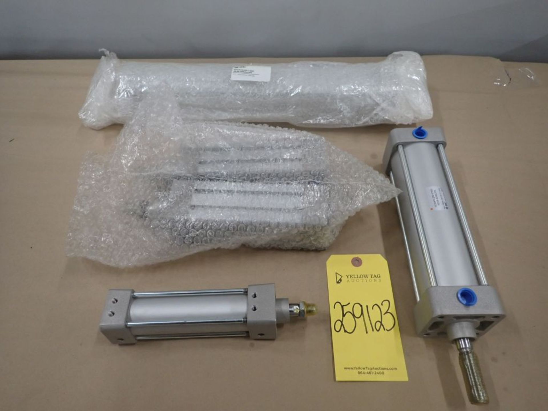 Lot of (5) Assorted SMC Cylinders