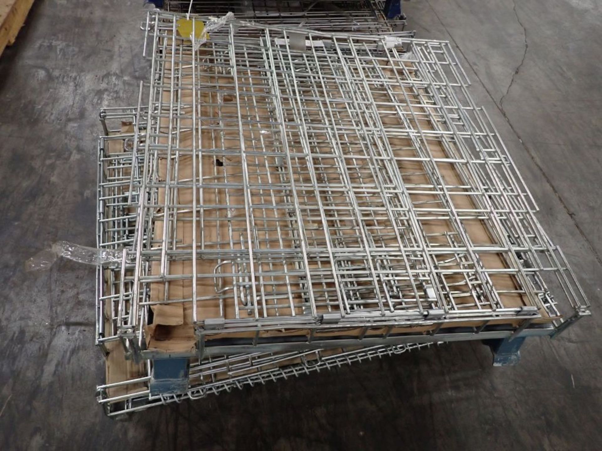 Lot of (2) Collapsible Wire Baskets - Image 2 of 4