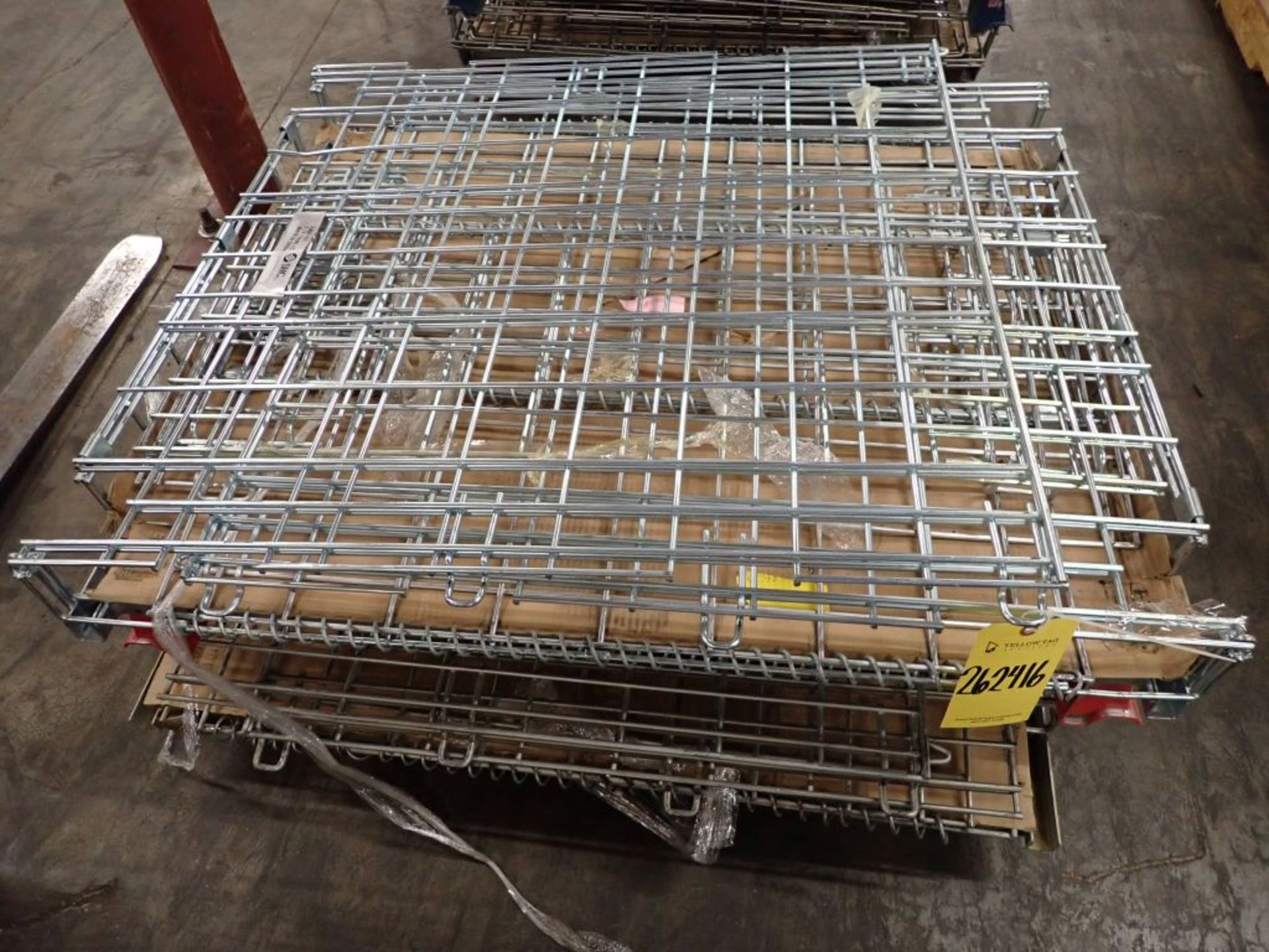 Lot of (2) Collapsible Wire Baskets