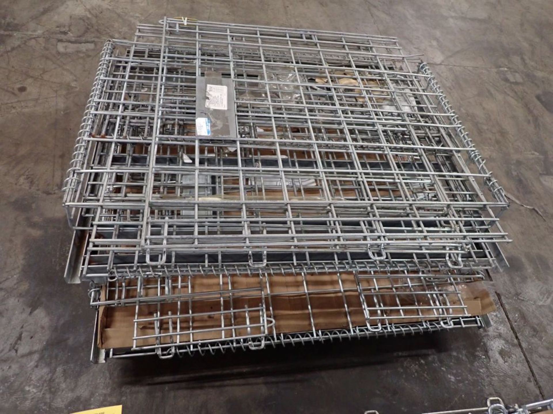 Lot of (2) Collapsible Wire Baskets - Image 2 of 4