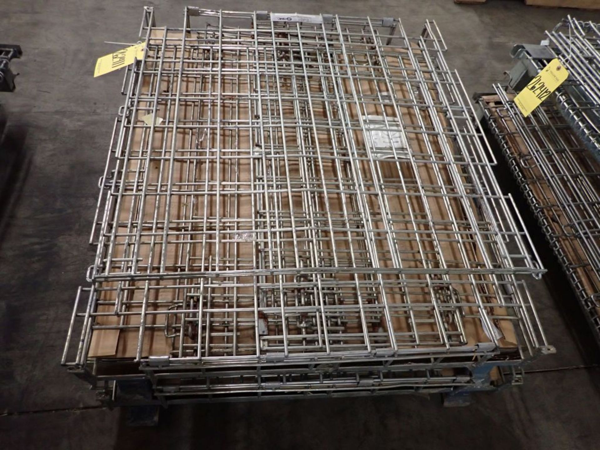Lot of (2) Collapsible Wire Baskets - Image 4 of 4