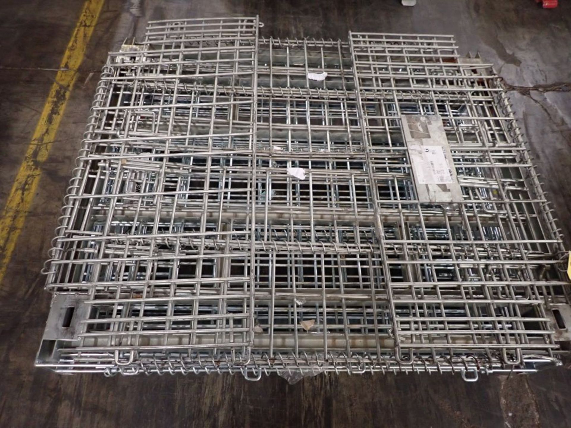 Lot of (2) Collapsible Wire Baskets - Image 3 of 4