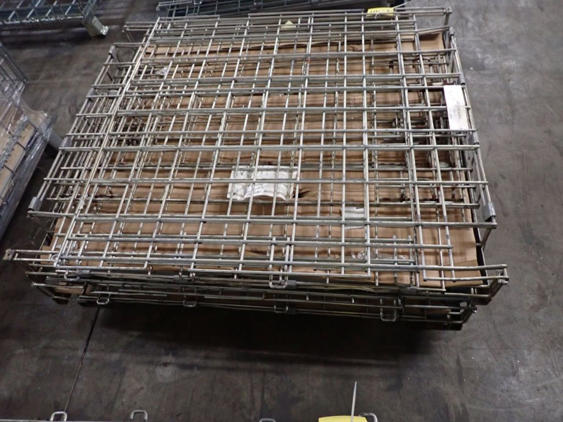 Lot of (2) Collapsible Wire Baskets - Image 2 of 4