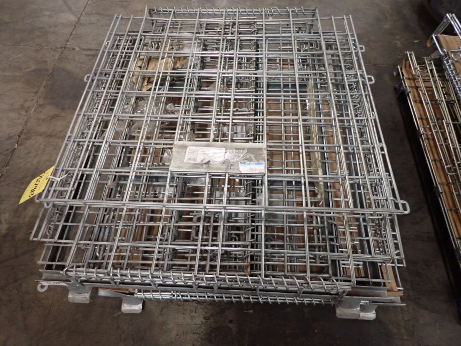 Lot of (2) Collapsible Wire Baskets - Image 3 of 4