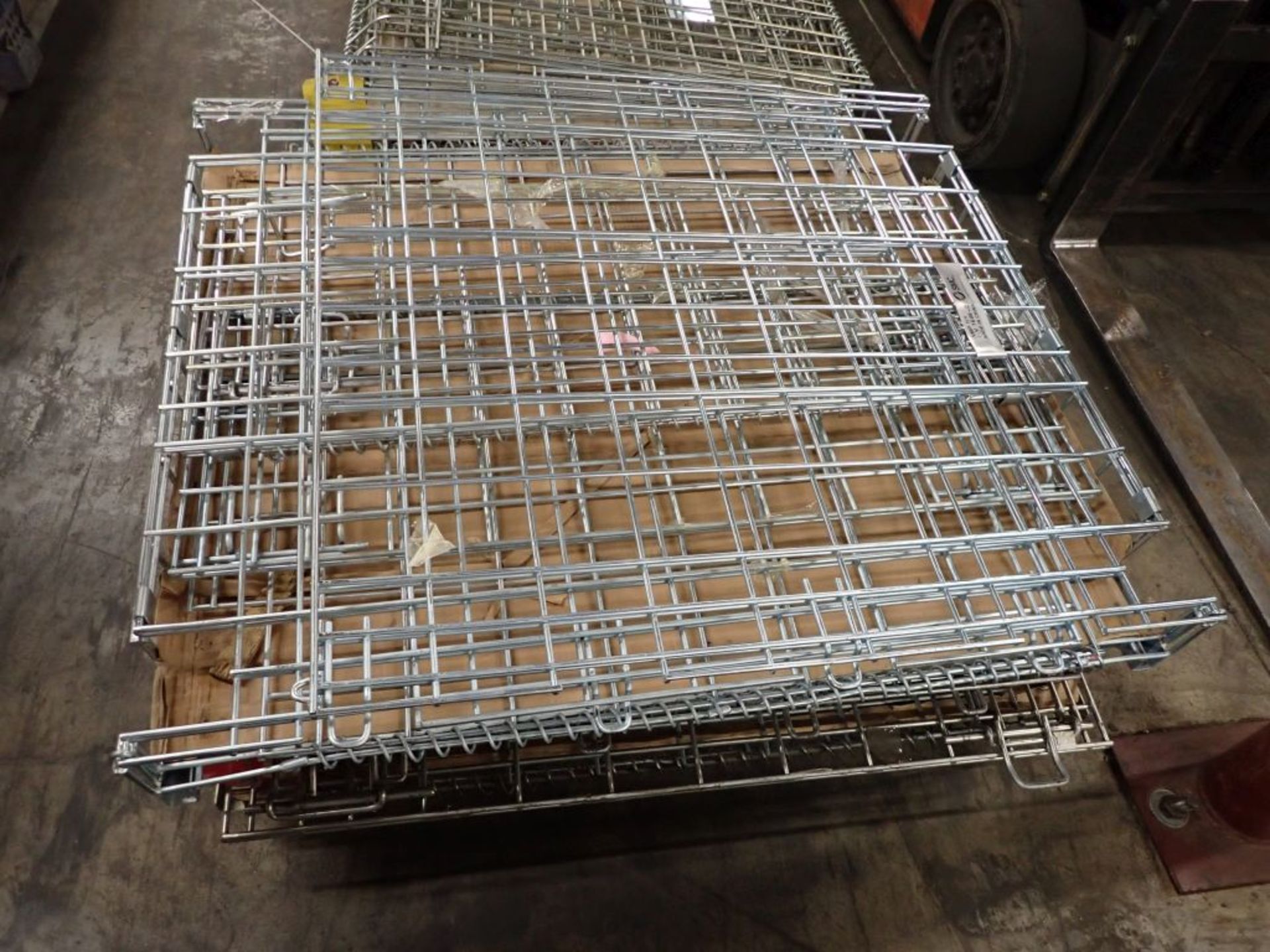 Lot of (2) Collapsible Wire Baskets - Image 2 of 4