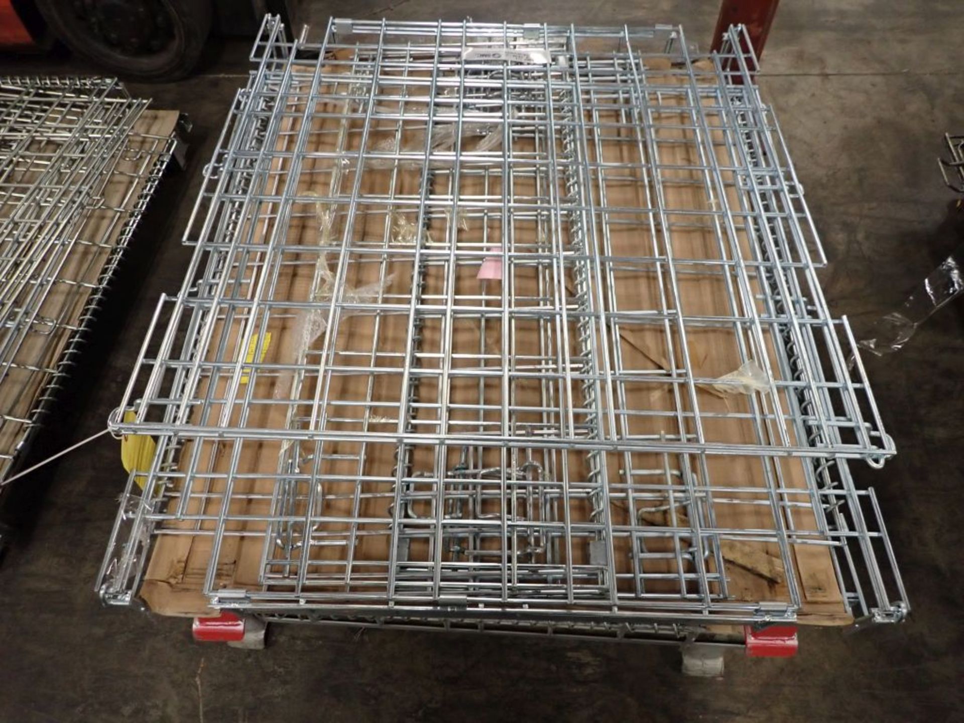 Lot of (2) Collapsible Wire Baskets - Image 3 of 4