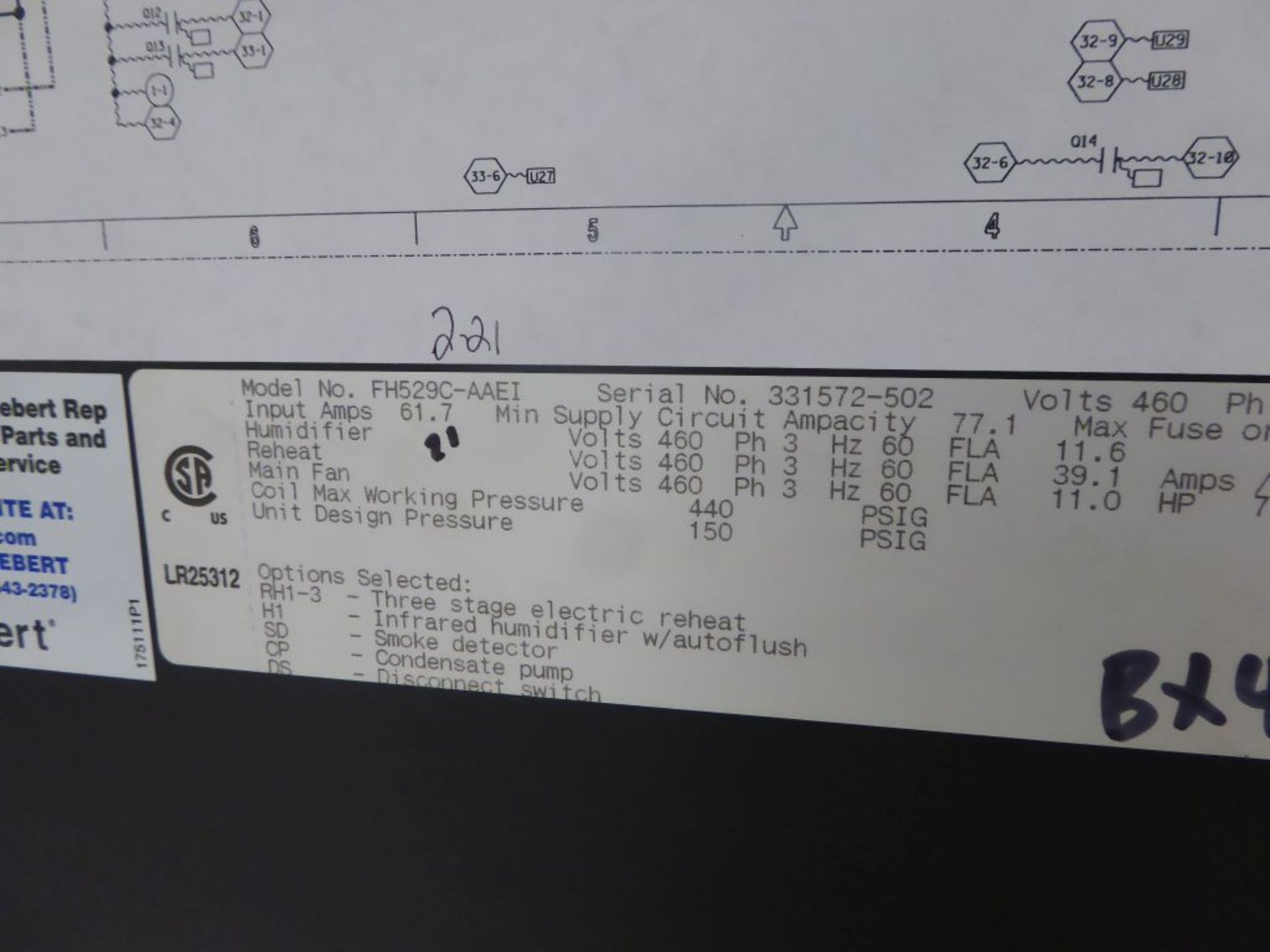 Charlotte, NC - Liebert Deluxe Chilled Water Advanced Microprocessor - Image 5 of 6