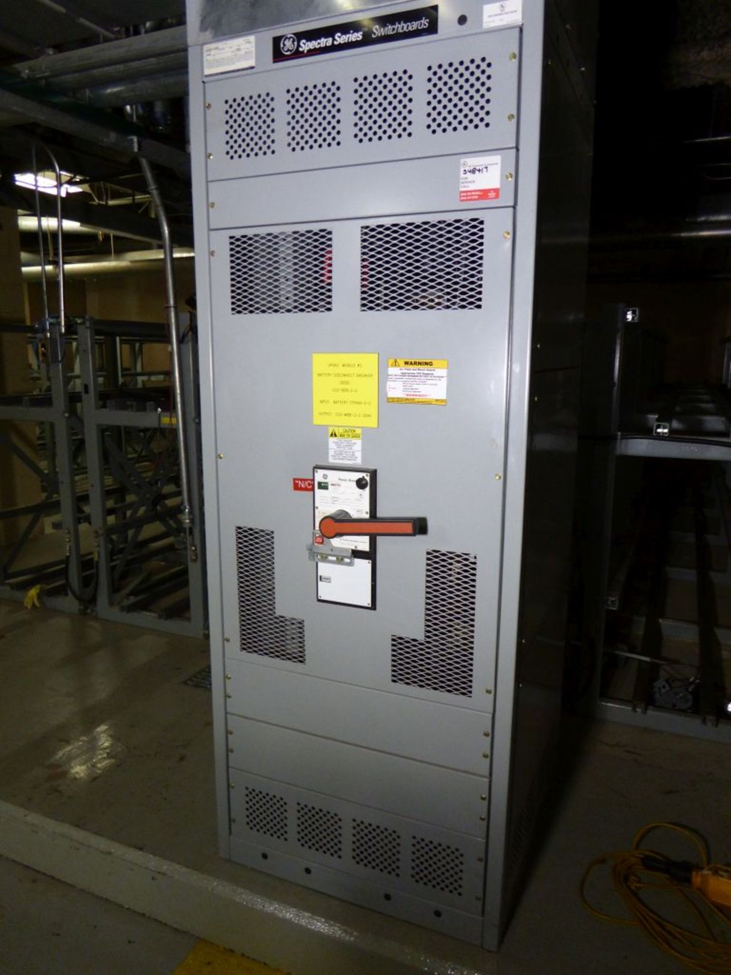 Charlotte, NC - GE 2000A Spectra Series Switchboard - Image 3 of 7