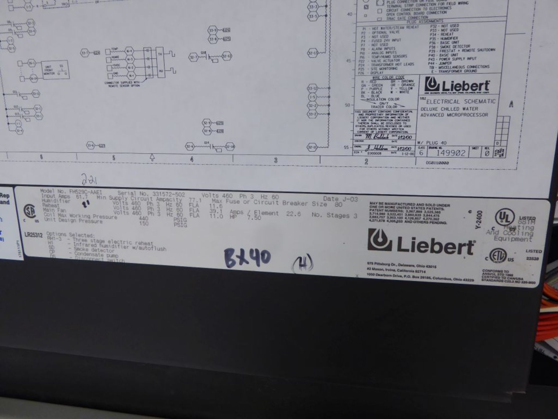 Charlotte, NC - Liebert Deluxe Chilled Water Advanced Microprocessor - Image 3 of 6