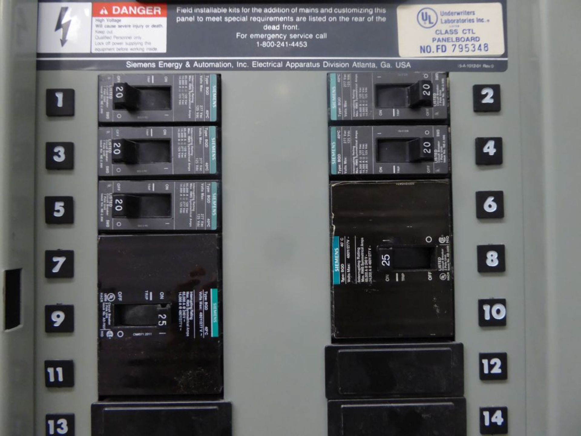 Spartanburg, SC - Lot of (2) Siemens Panels - Image 10 of 10