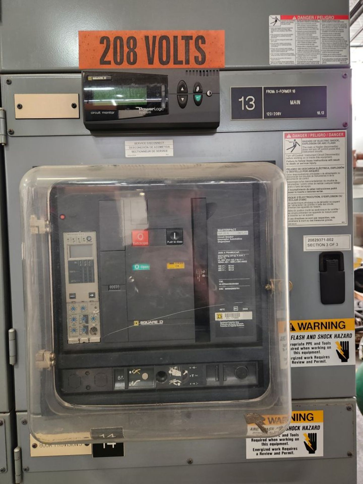 Minneapolis, MN - Square D QED-6 Power Style 2000A Switchgear - Image 26 of 39