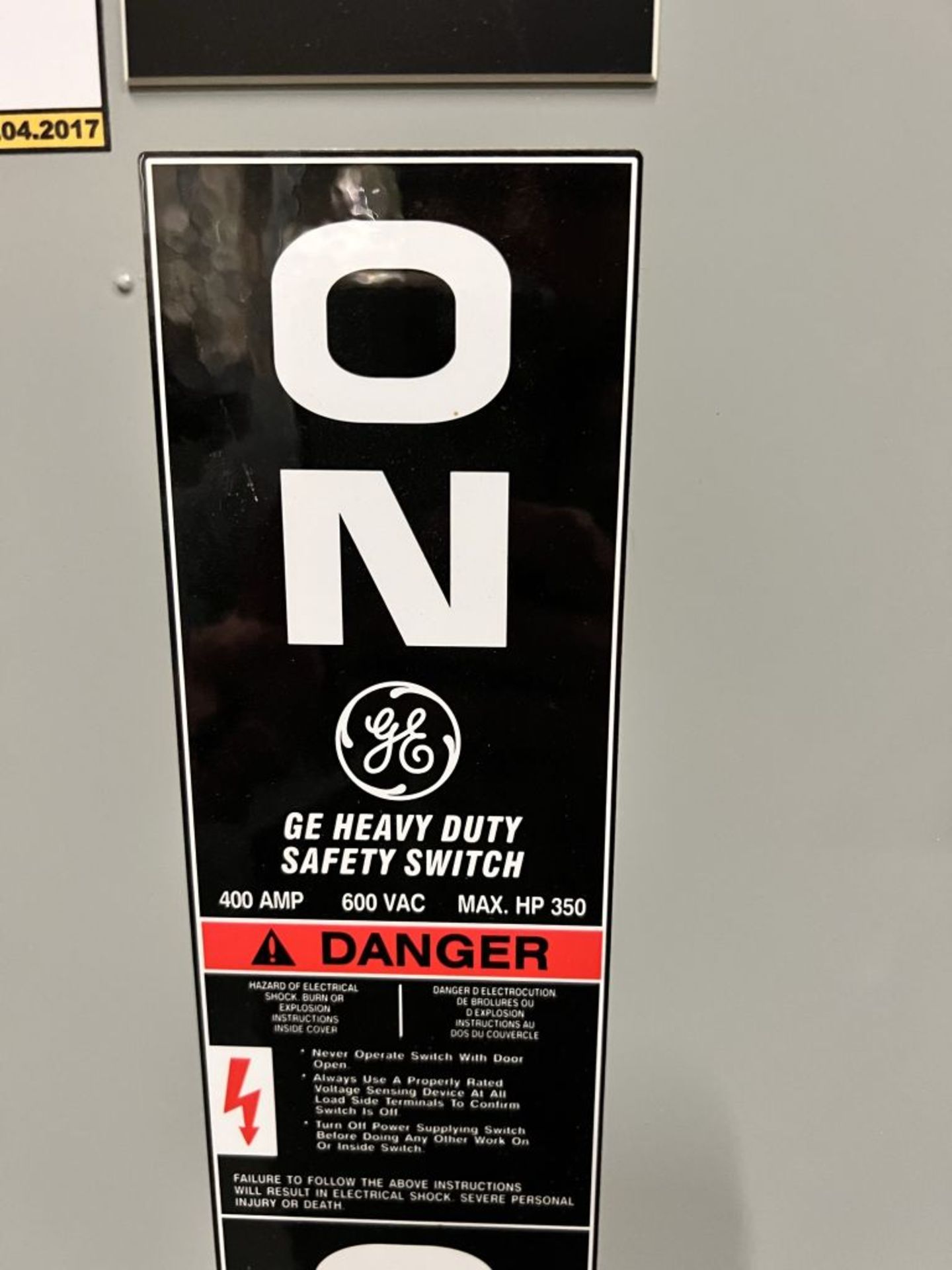 Spartanburg, SC - GE Heavy Duty Safety Switch - Image 4 of 5
