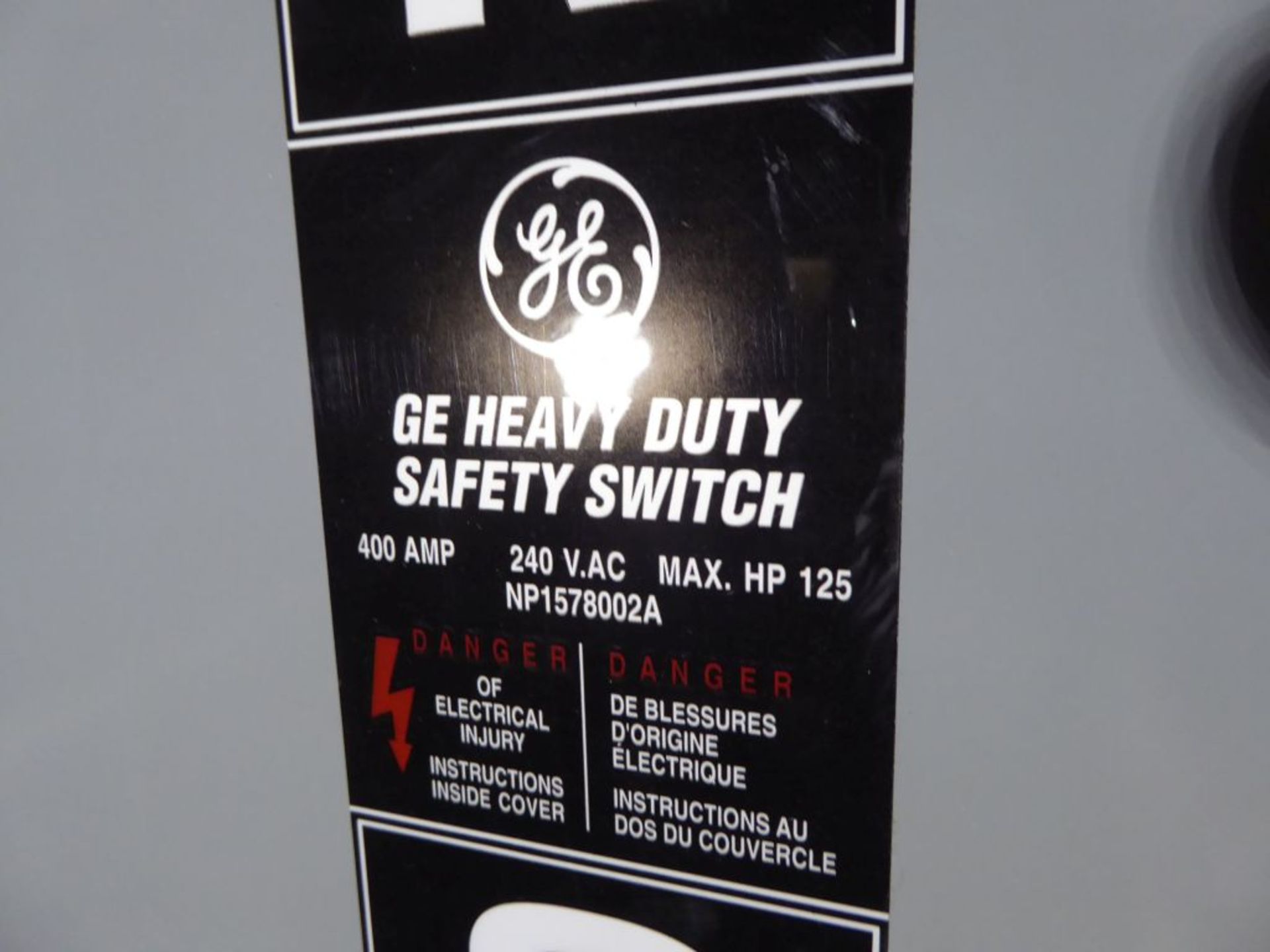 Spartanburg, SC - GE Heavy Duty Safety Switch - Image 2 of 2