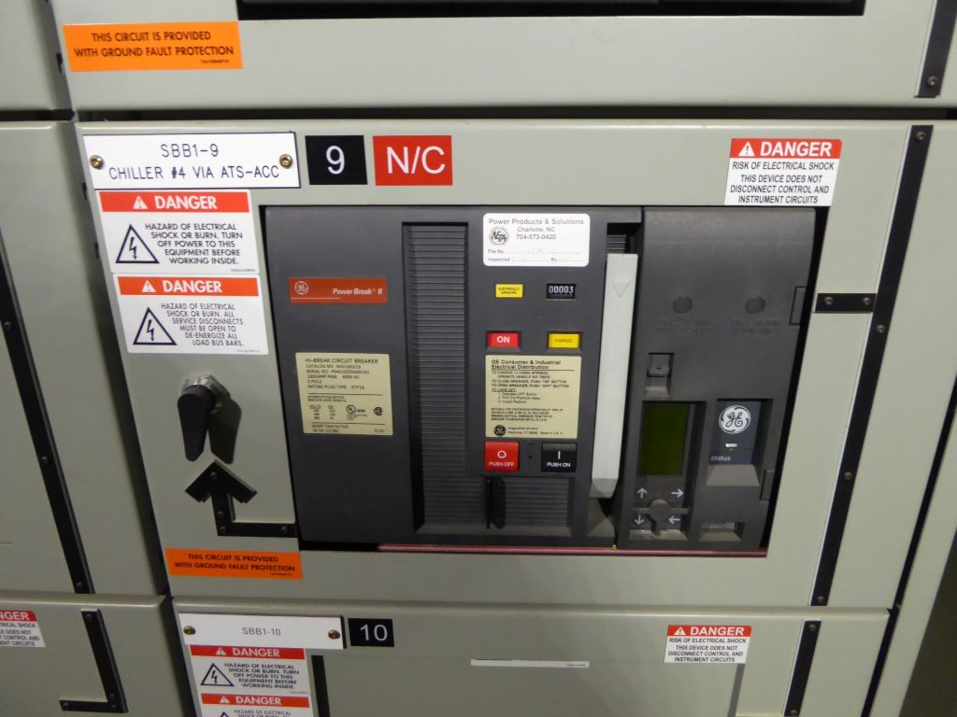 Charlotte, NC - GE 4000A Powerbreak Switchgear - Bild 23 aus 24