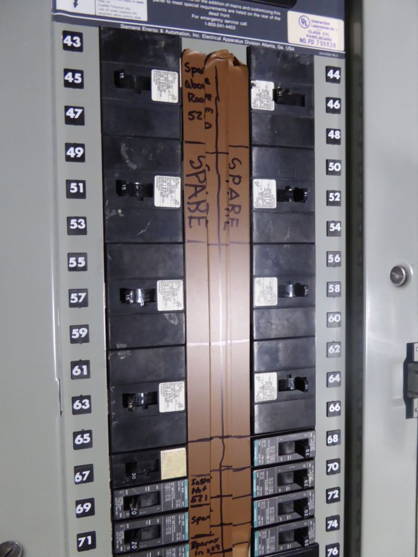 Spartanburg, SC - Siemens Panel - Image 5 of 5
