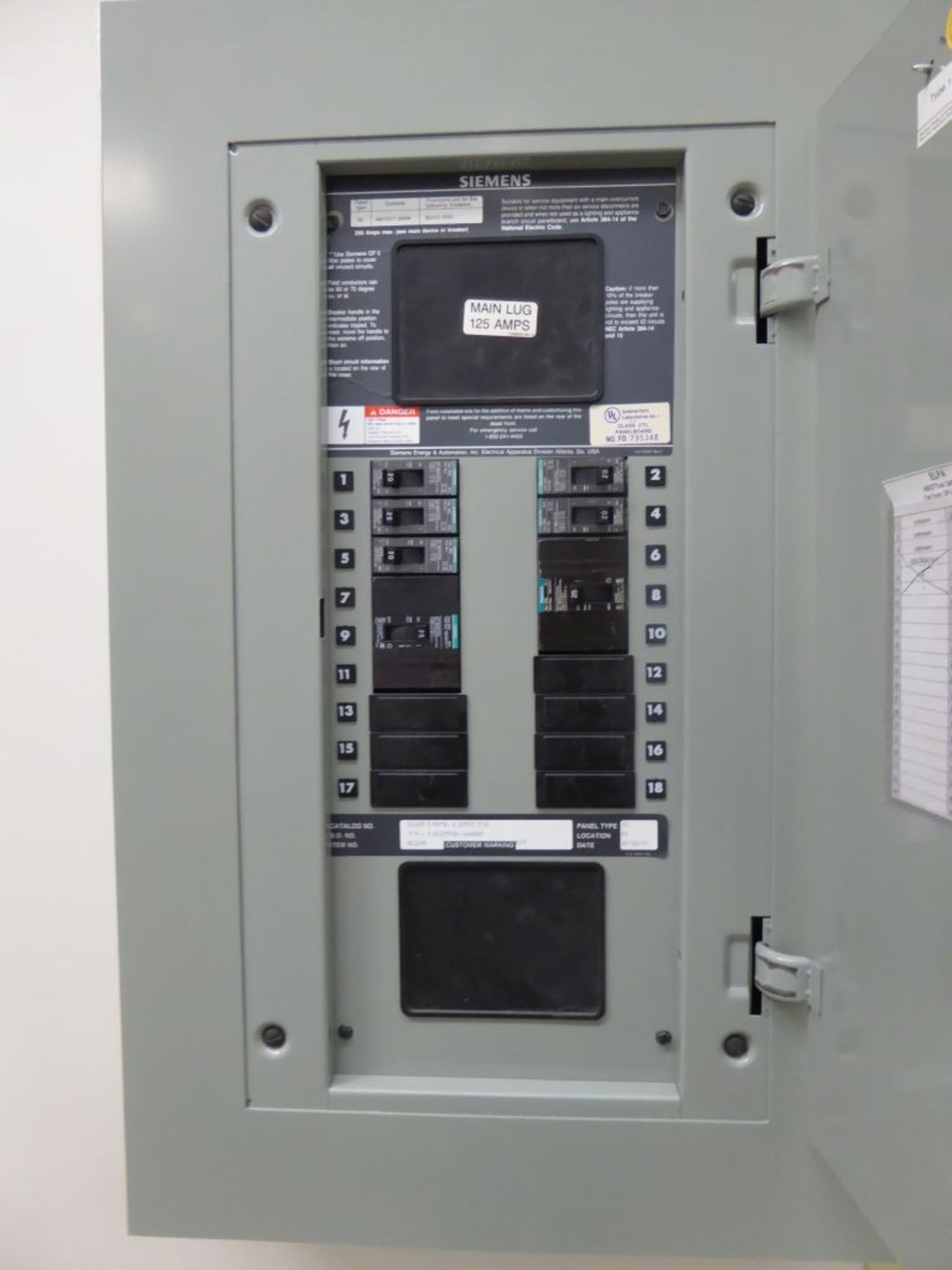 Spartanburg, SC - Lot of (2) Siemens Panels - Image 7 of 10