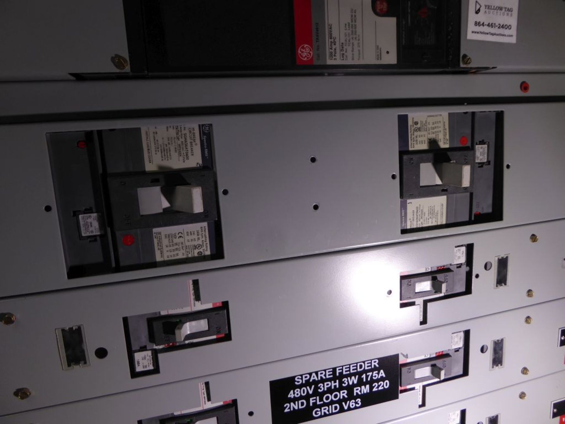 Charlotte, NC - GE 1200A Spectra Series Switchboard - Image 10 of 11