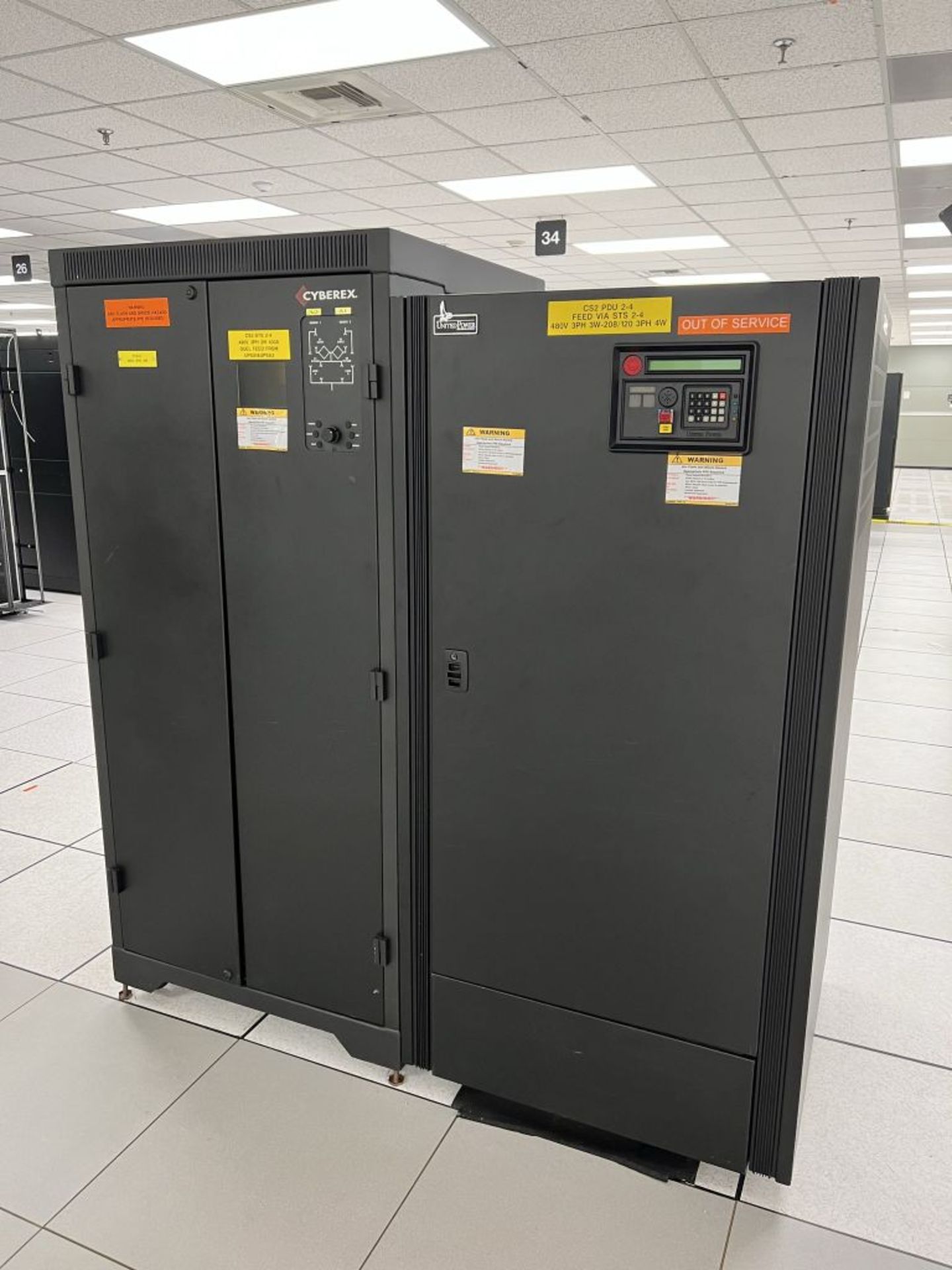 Spartanburg, SC - Cyberex Digital Static Transfer Switch with United Power Power Distribution Module