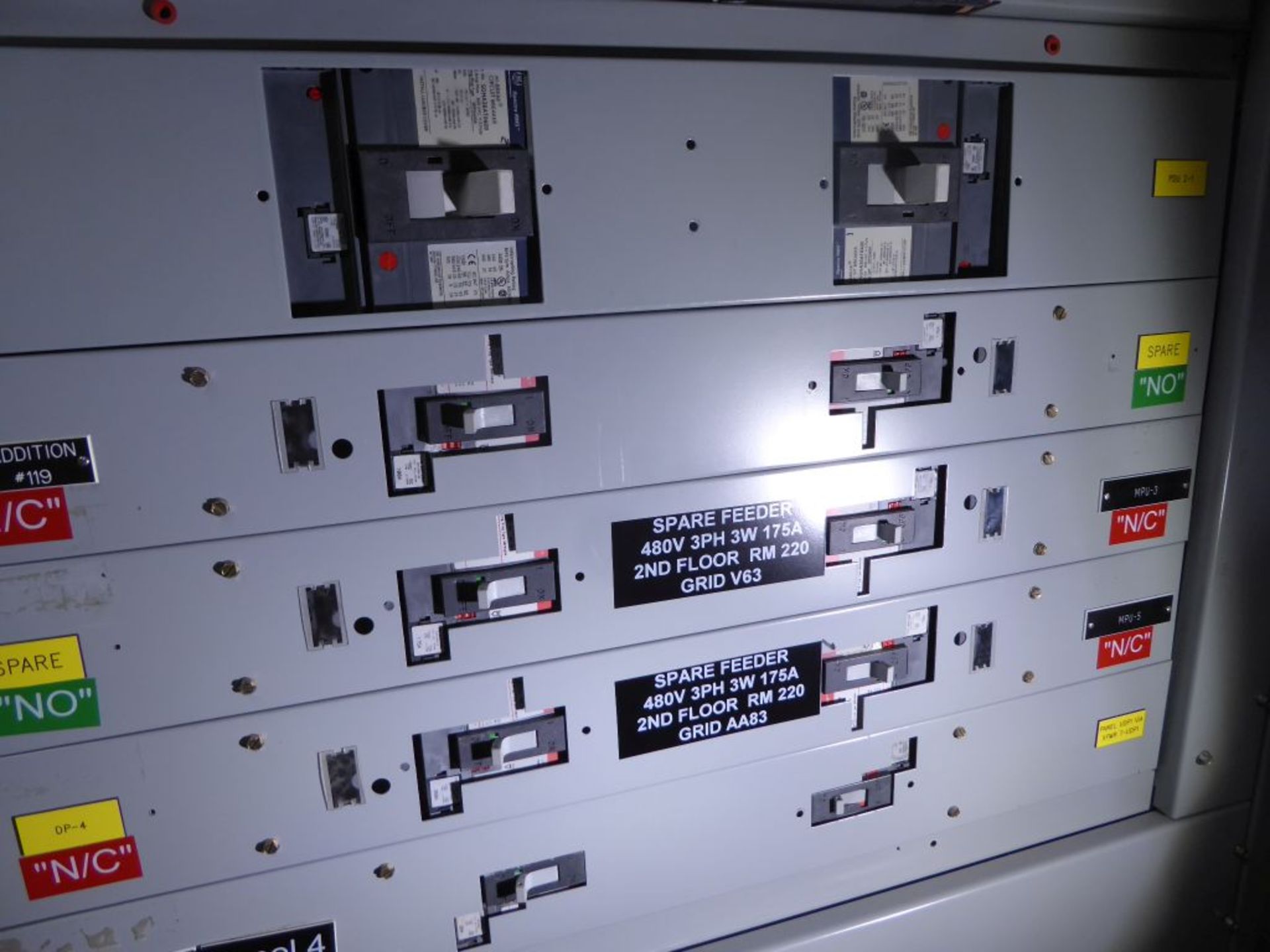 Charlotte, NC - GE 1200A Spectra Series Switchboard - Image 8 of 11