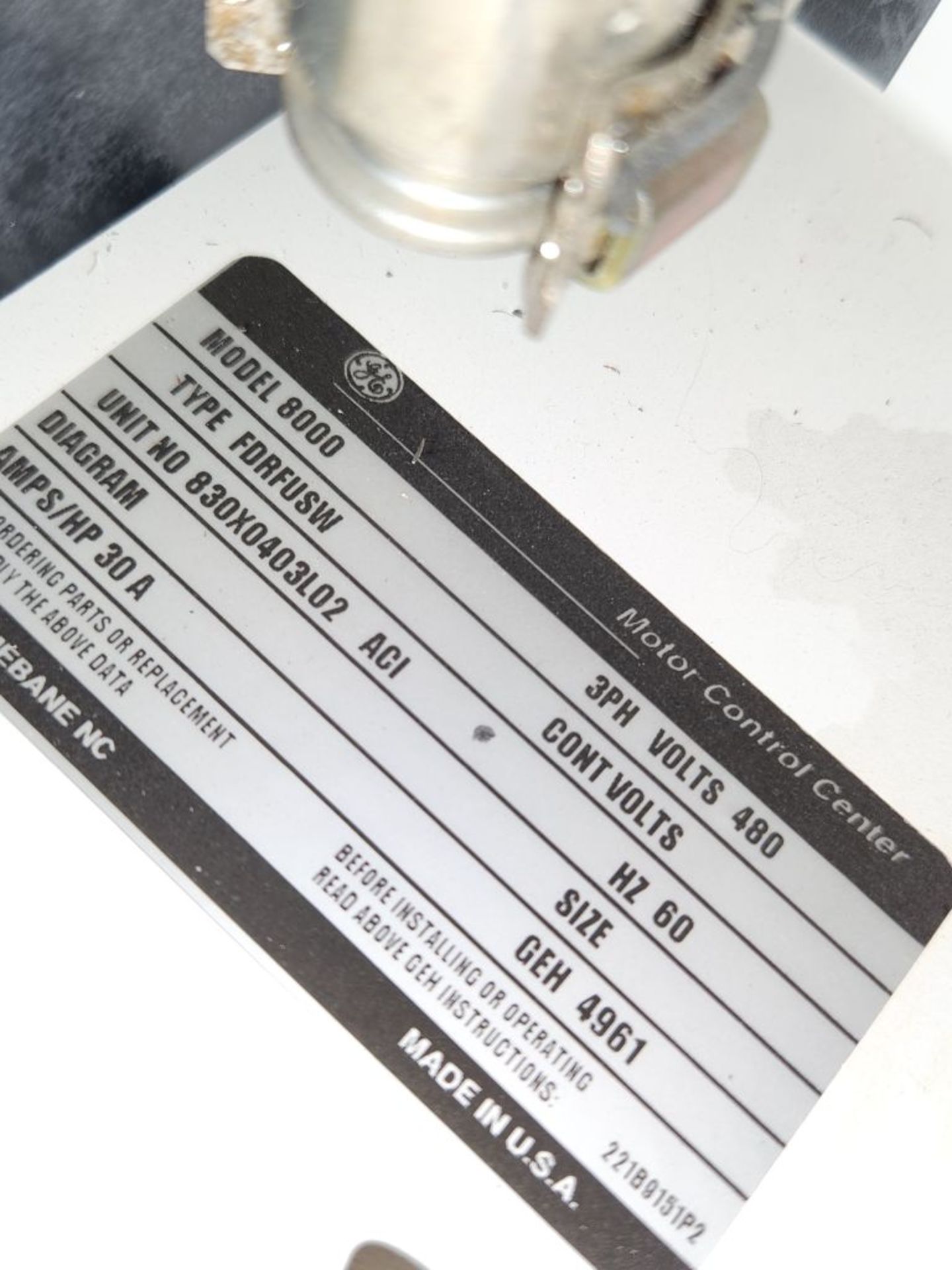 Charlotte, NC - GE 8000 Line Motor Control - Bild 26 aus 35