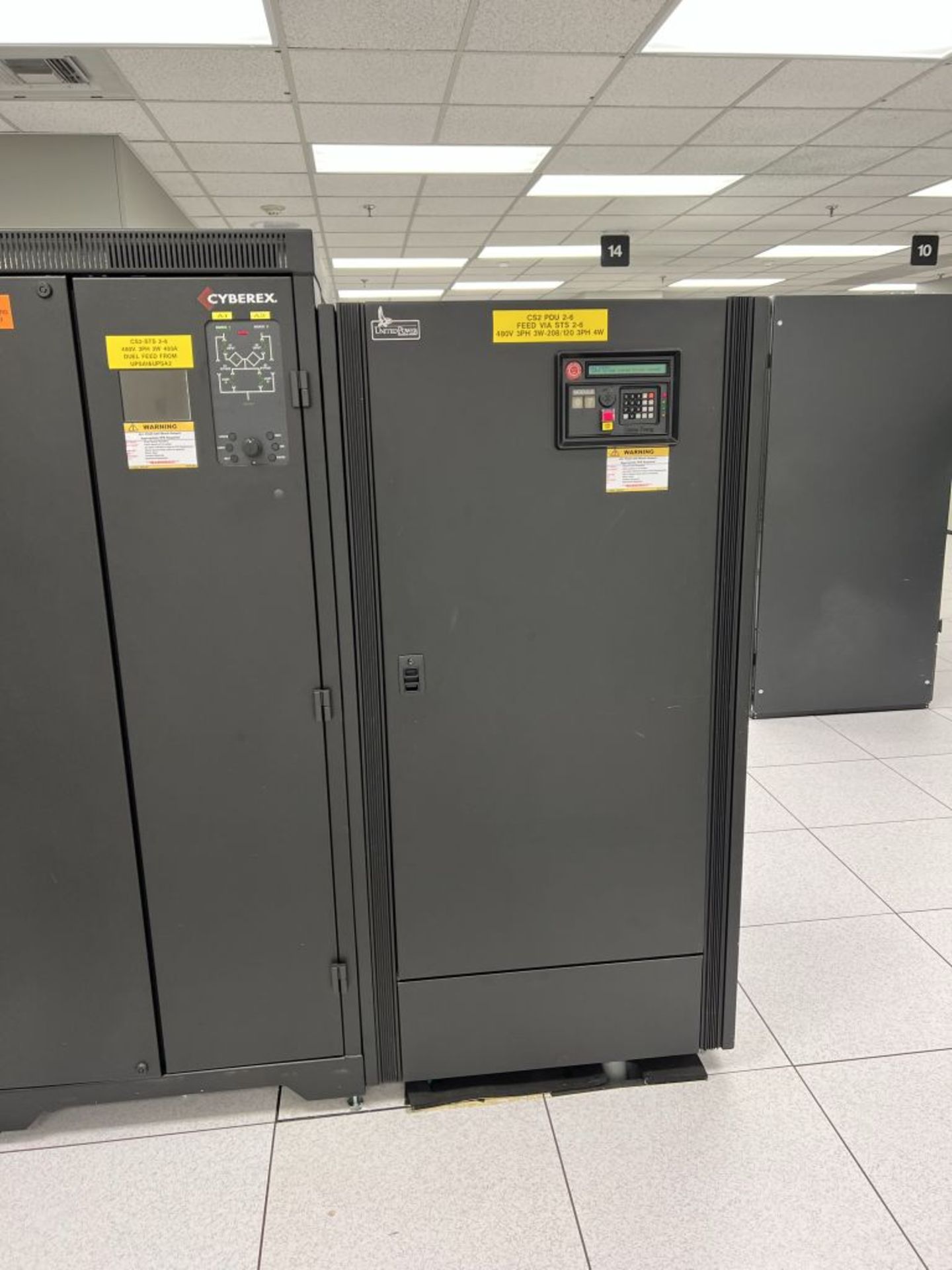 Spartanburg, SC - Cyberex Digital Static Transfer Switch with United Power Power Distribution Module - Image 2 of 3