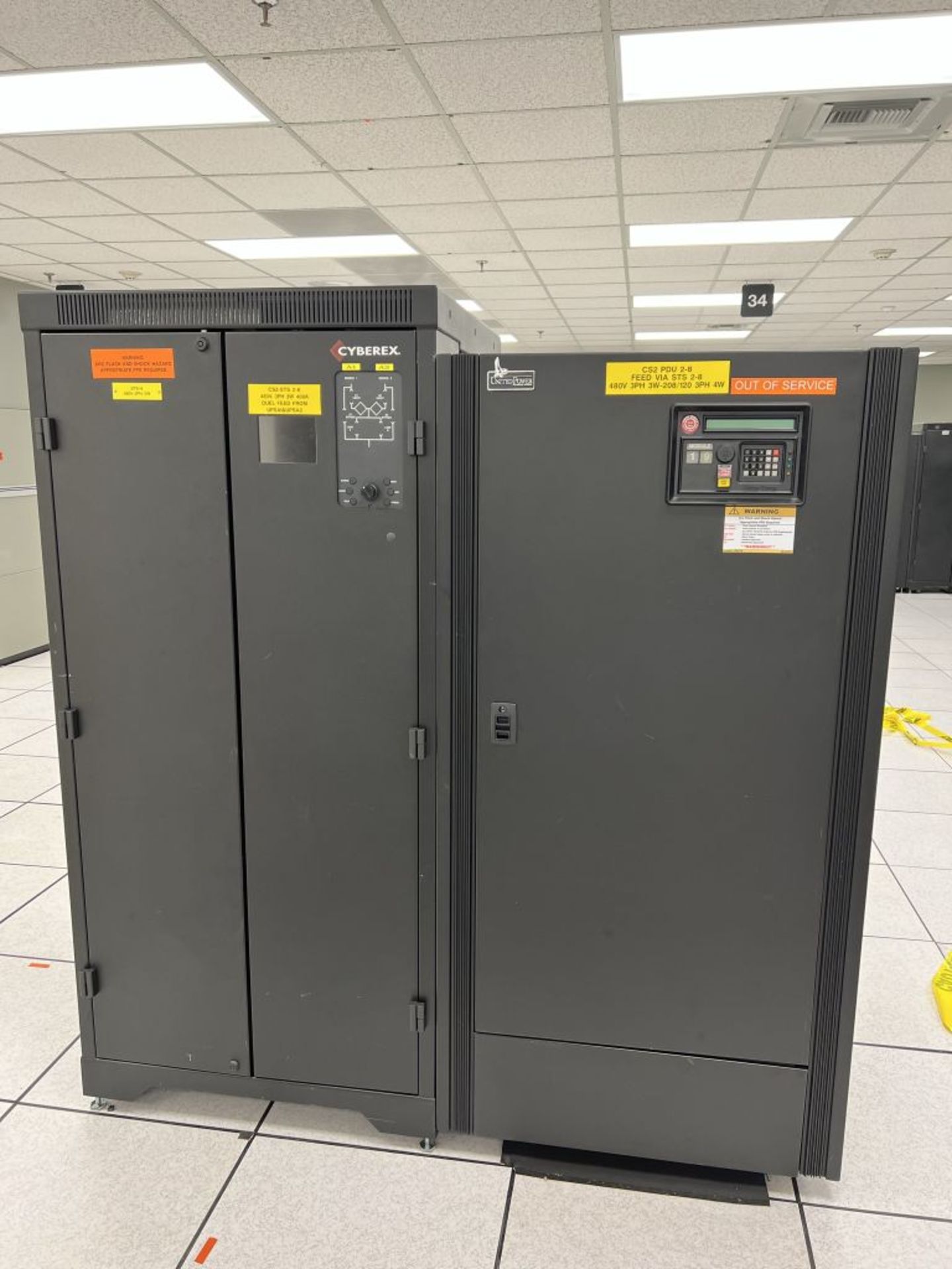 Spartanburg, SC - Cyberex Digital Static Transfer Switch with United Power Power Distribution Module