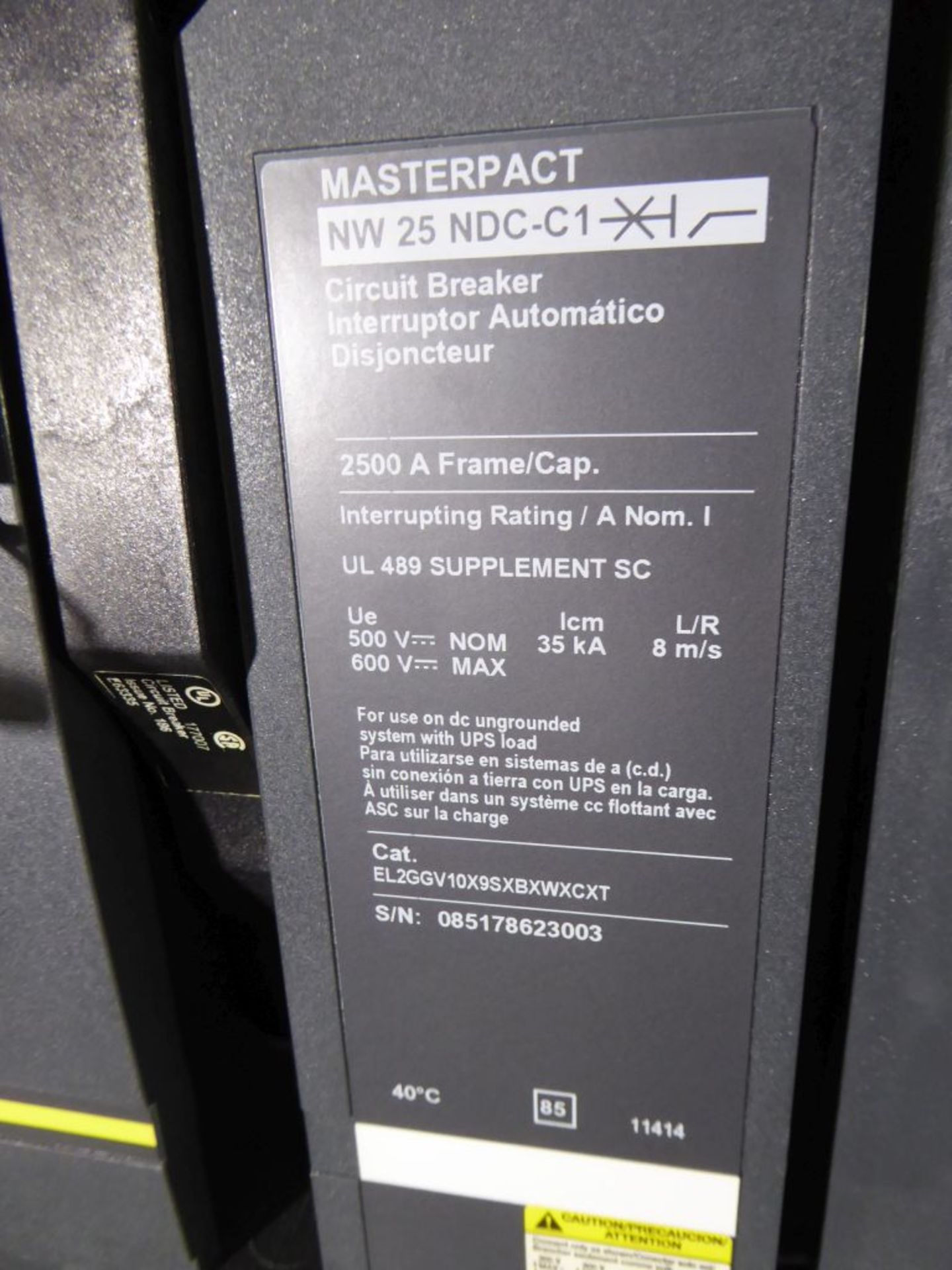 Charlotte, NC - NexGear 2500A Switchgear - Image 7 of 7