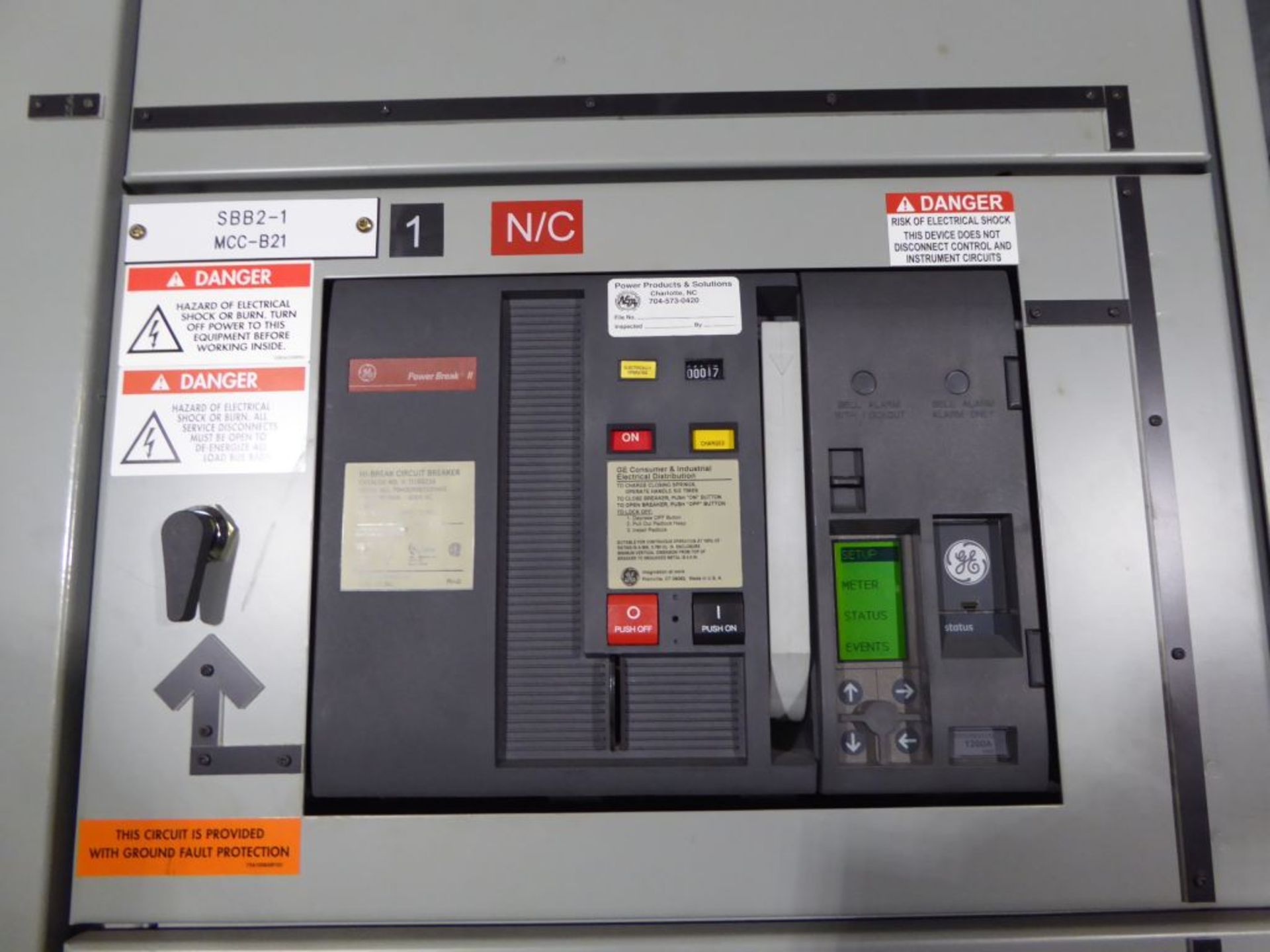 Charlotte, NC - GE 4000A Powerbreak Switchgear - Image 7 of 18