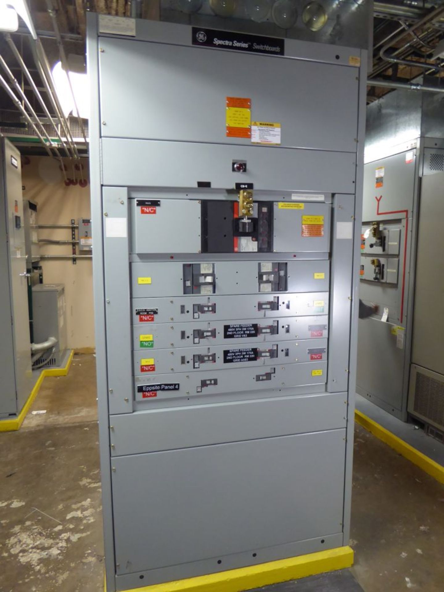 Charlotte, NC - GE 1200A Spectra Series Switchboard - Image 2 of 11