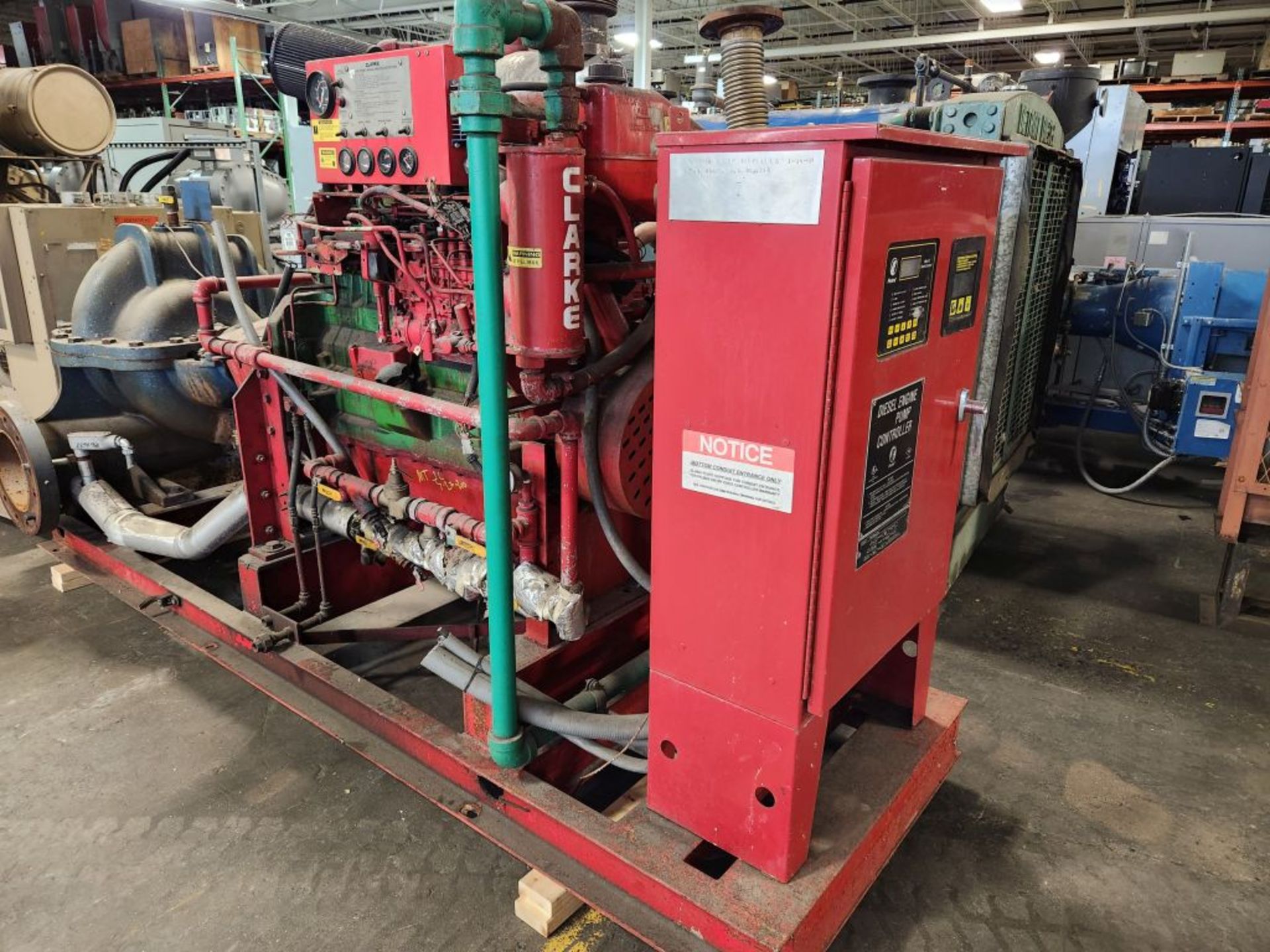 Minneapolis, MN - Clark Diesel Powered Centrifugal Fire Pump Controller - Image 2 of 26