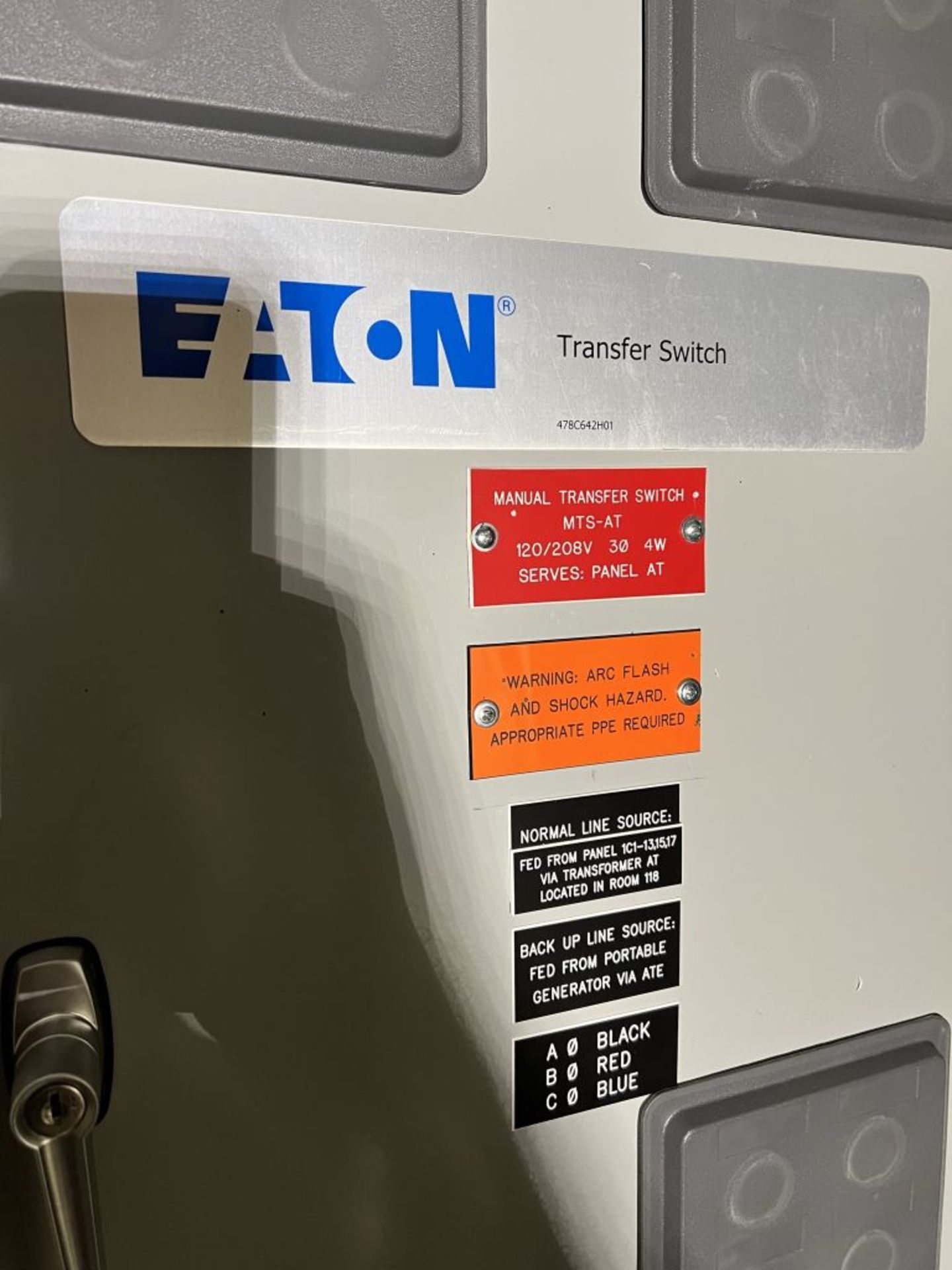 Spartanburg, SC - Eaton Transfer Switch - Image 3 of 6