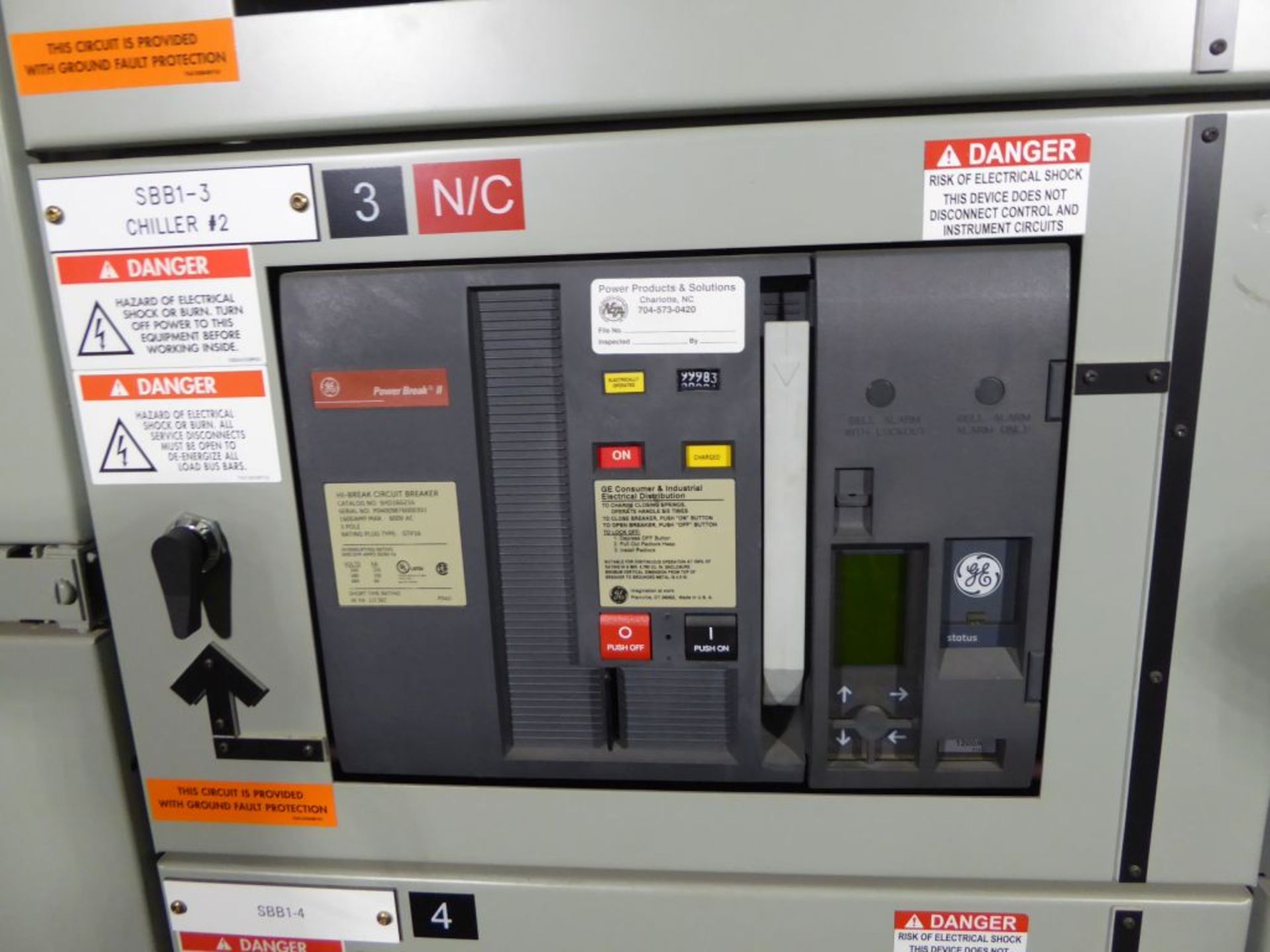 Charlotte, NC - GE 4000A Powerbreak Switchgear - Bild 13 aus 24