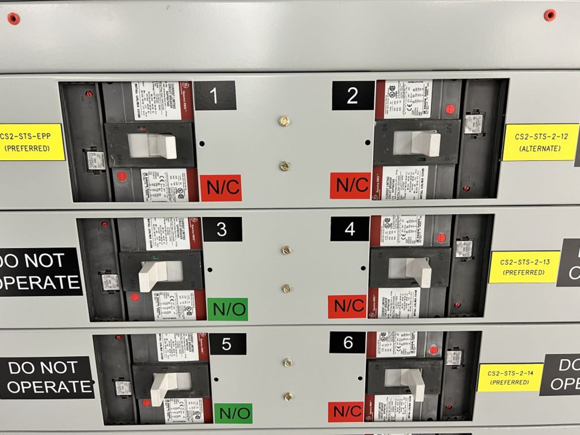 Charlotte, NC - GE 3000A Spectra Series Switchboard - Image 6 of 15