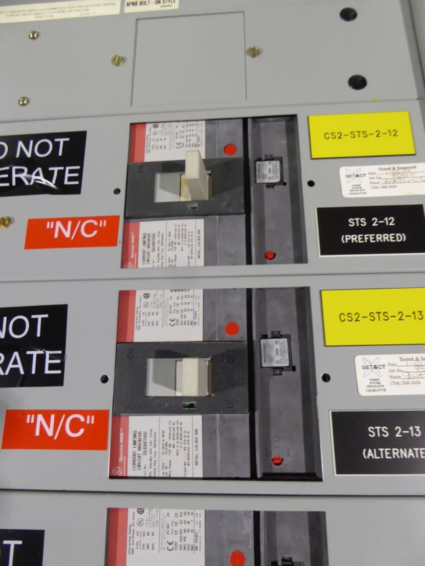 Charlotte, NC - GE 3000A Spectra Series Switch Board - Image 10 of 19