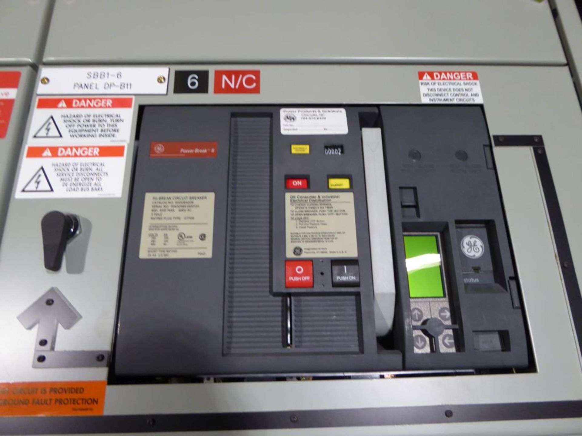 Charlotte, NC - GE 4000A Powerbreak Switchgear - Bild 15 aus 24