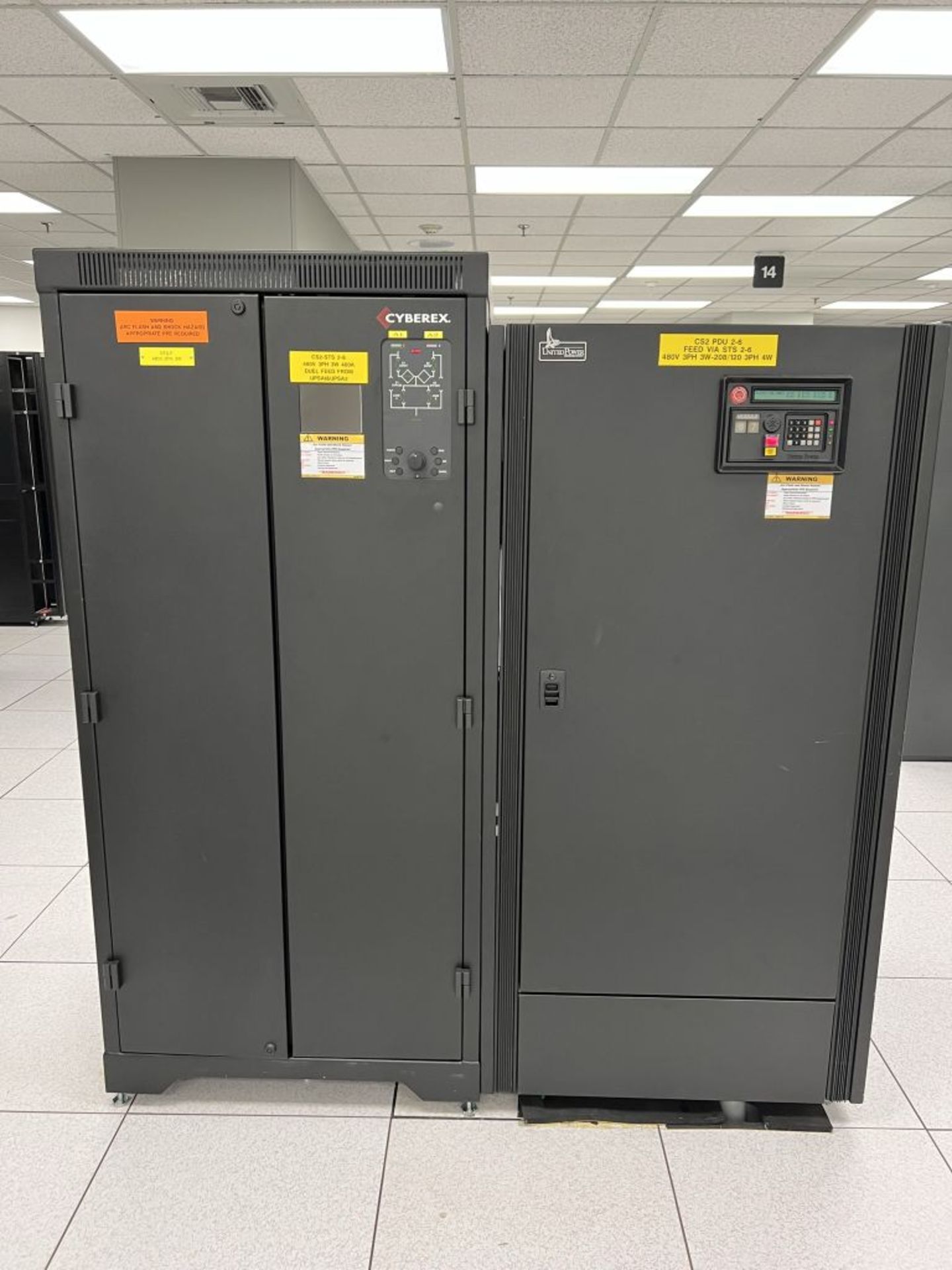 Spartanburg, SC - Cyberex Digital Static Transfer Switch with United Power Power Distribution Module