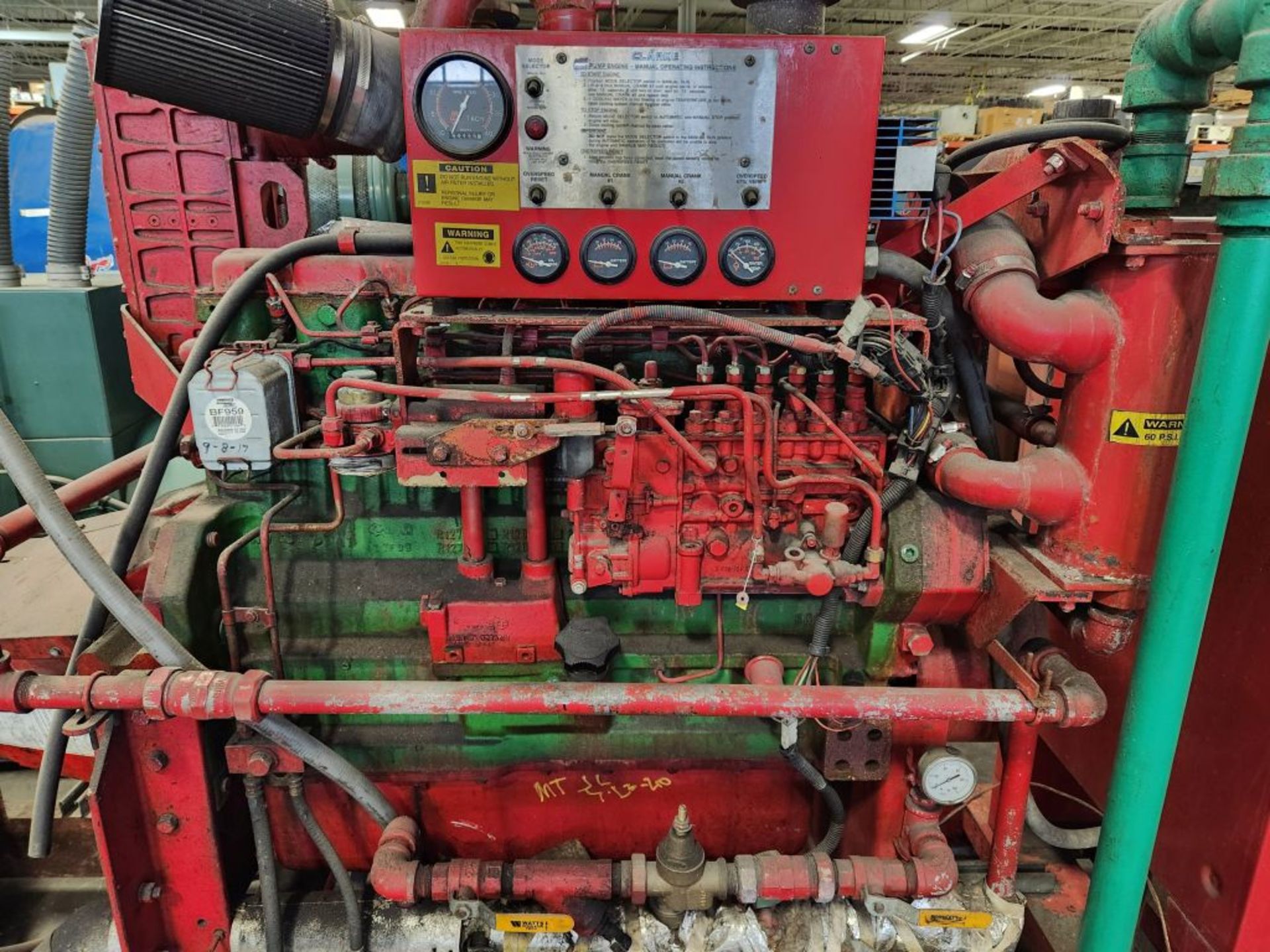 Minneapolis, MN - Clark Diesel Powered Centrifugal Fire Pump Controller - Image 12 of 26