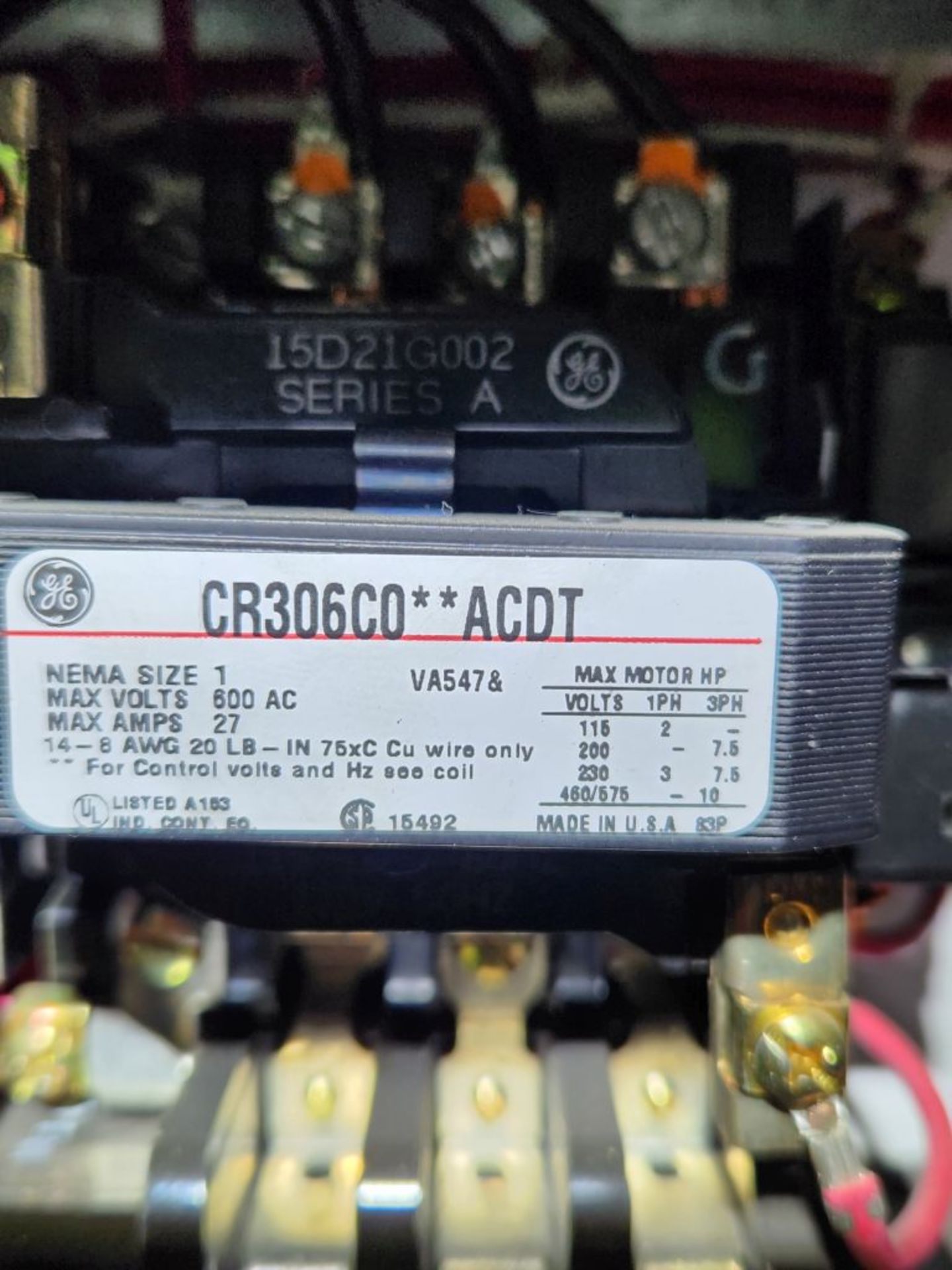 Charlotte, NC - GE 800 Line Motor Control - Image 67 of 101