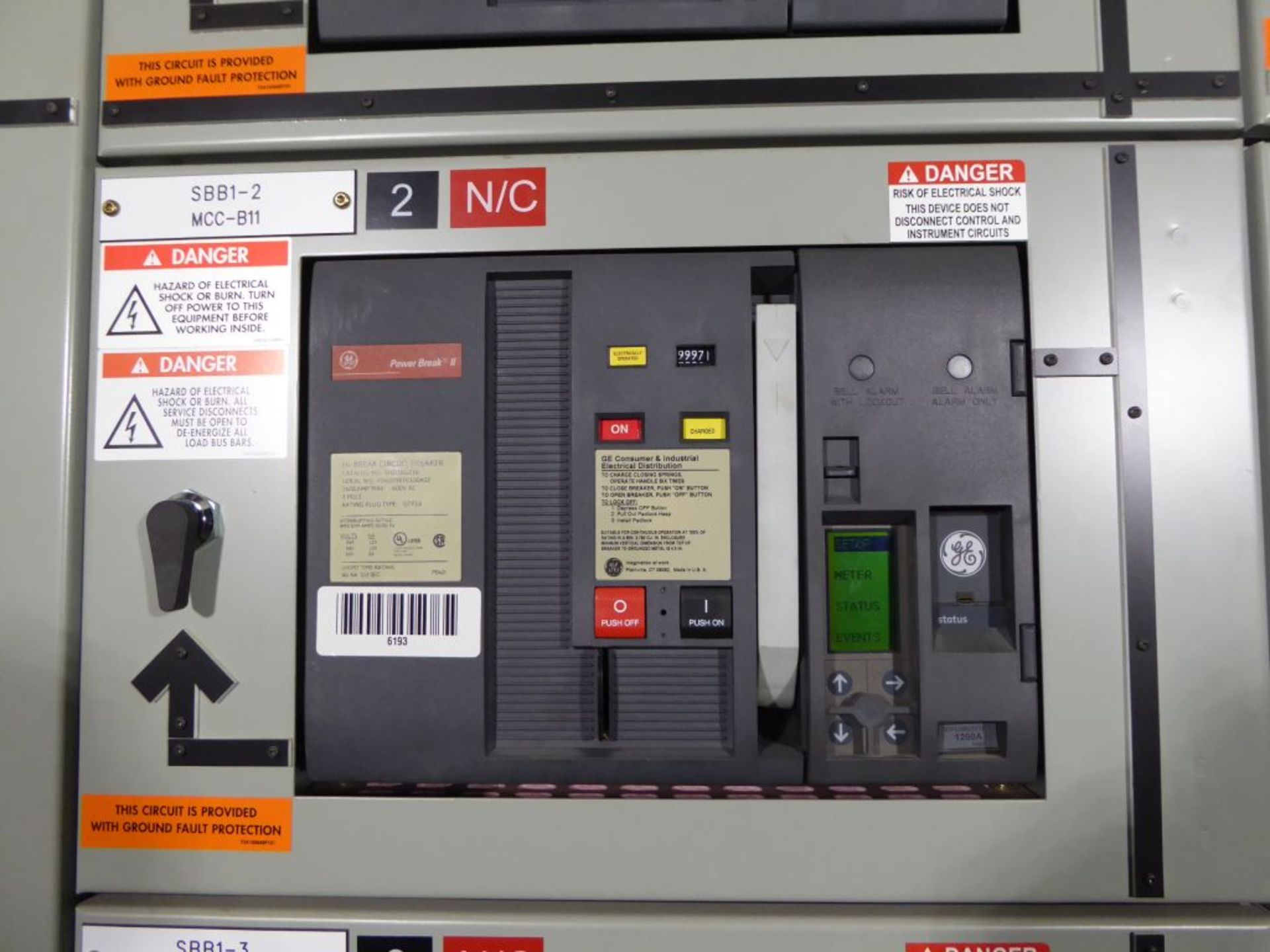Charlotte, NC - GE 4000A Powerbreak Switchgear - Bild 11 aus 24