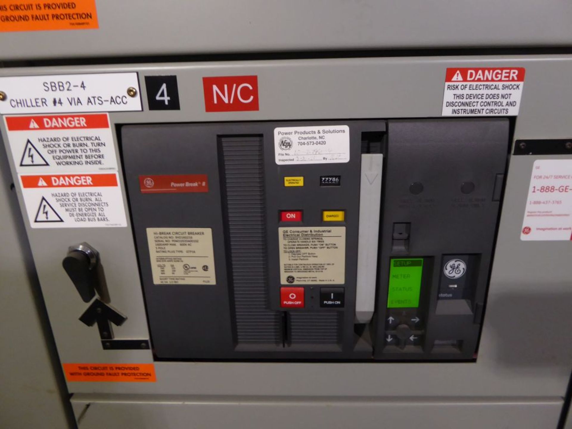 Charlotte, NC - GE 4000A Powerbreak Switchgear - Image 16 of 18