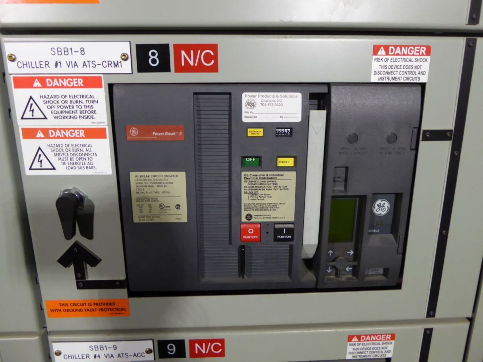 Charlotte, NC - GE 4000A Powerbreak Switchgear - Bild 20 aus 24