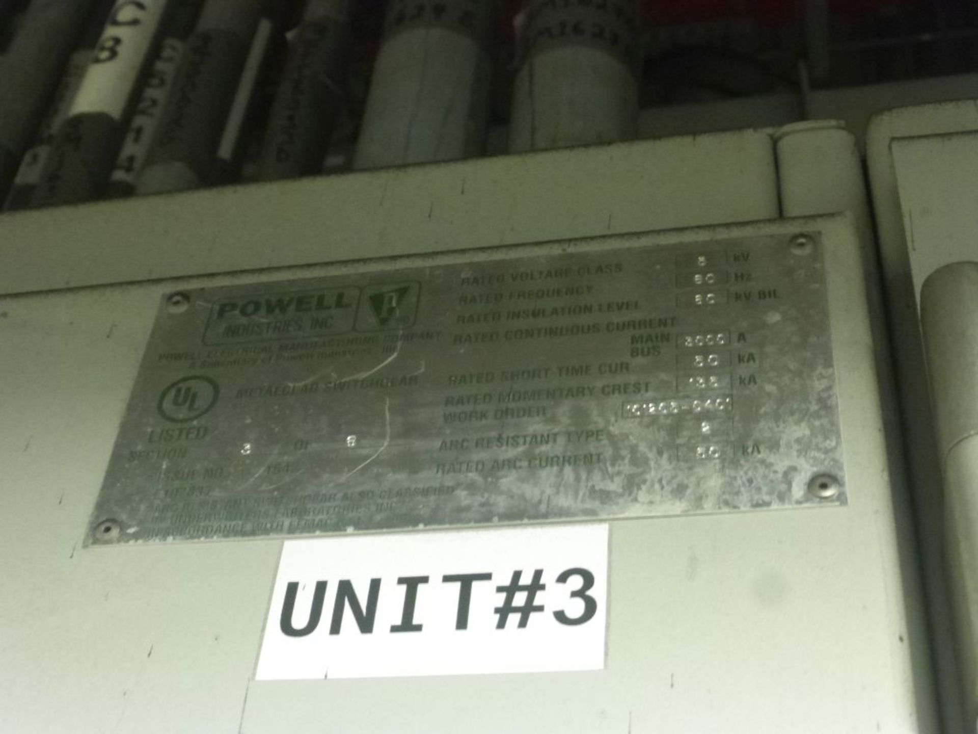 Powell 3000A Arc Resistant MV Metal Clad Switchgear - Image 19 of 68