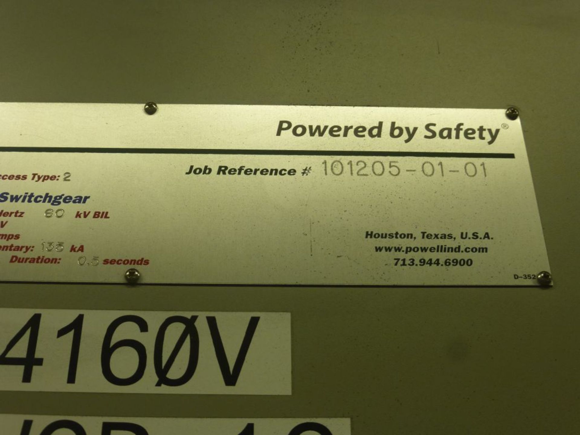 Powell 3000A Arc Resistant MV Metal Clad Switchgear - Image 7 of 55