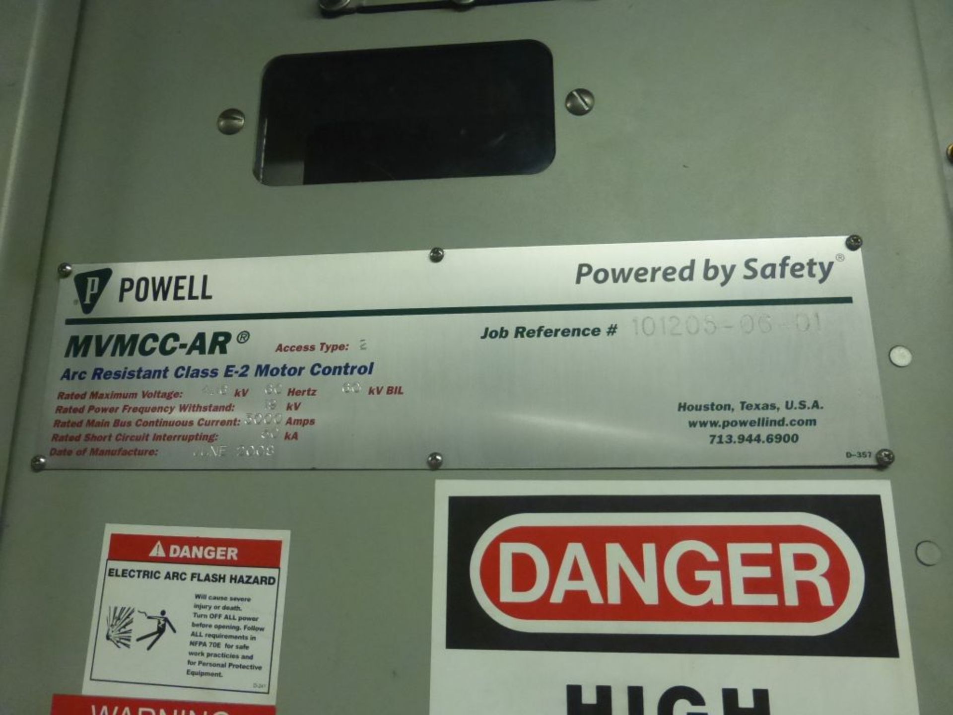Powell 3000A Arc Resistant Class E-Z Motor Control - Image 14 of 30